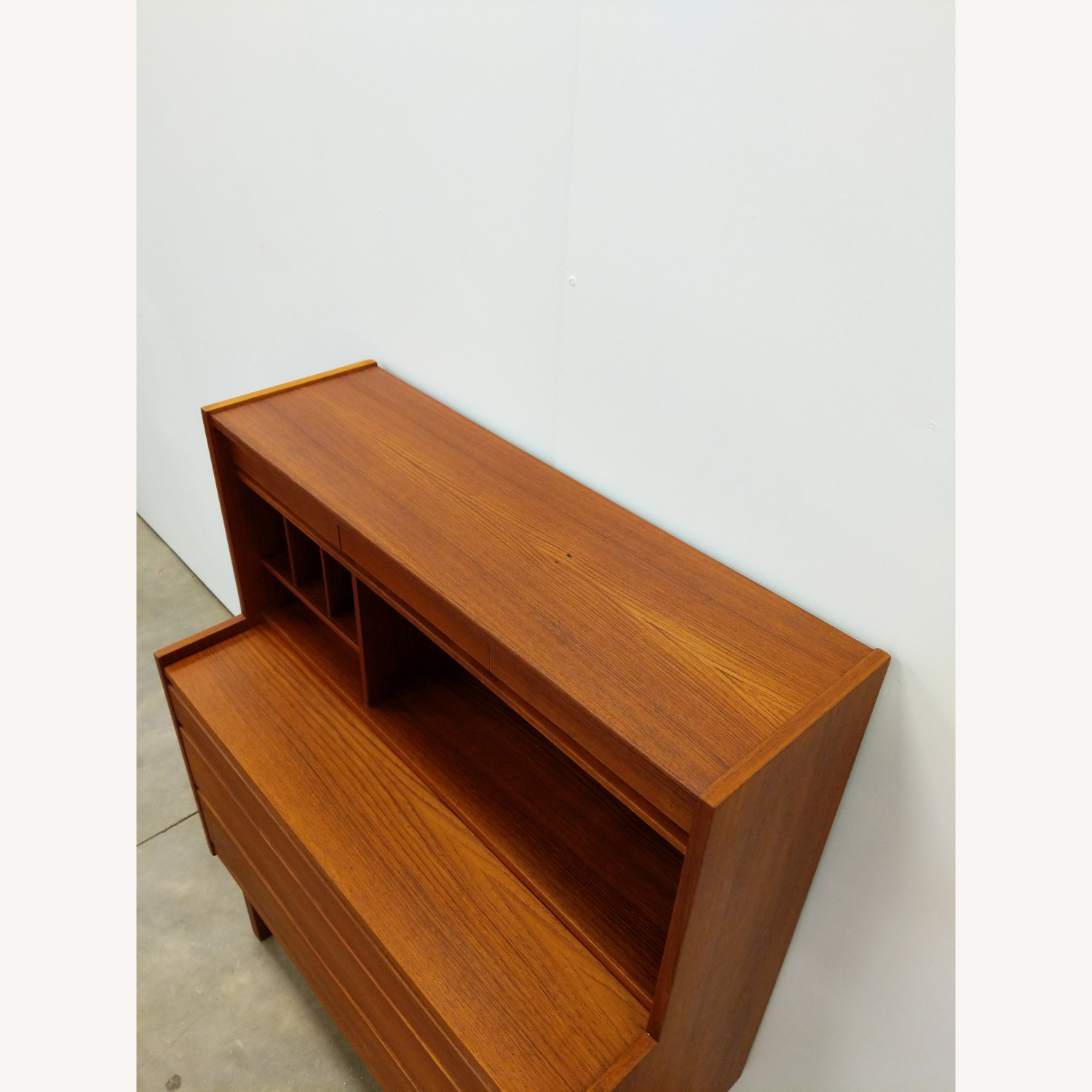 Vintage Danish Modern Teak Secretary Desk - image-6
