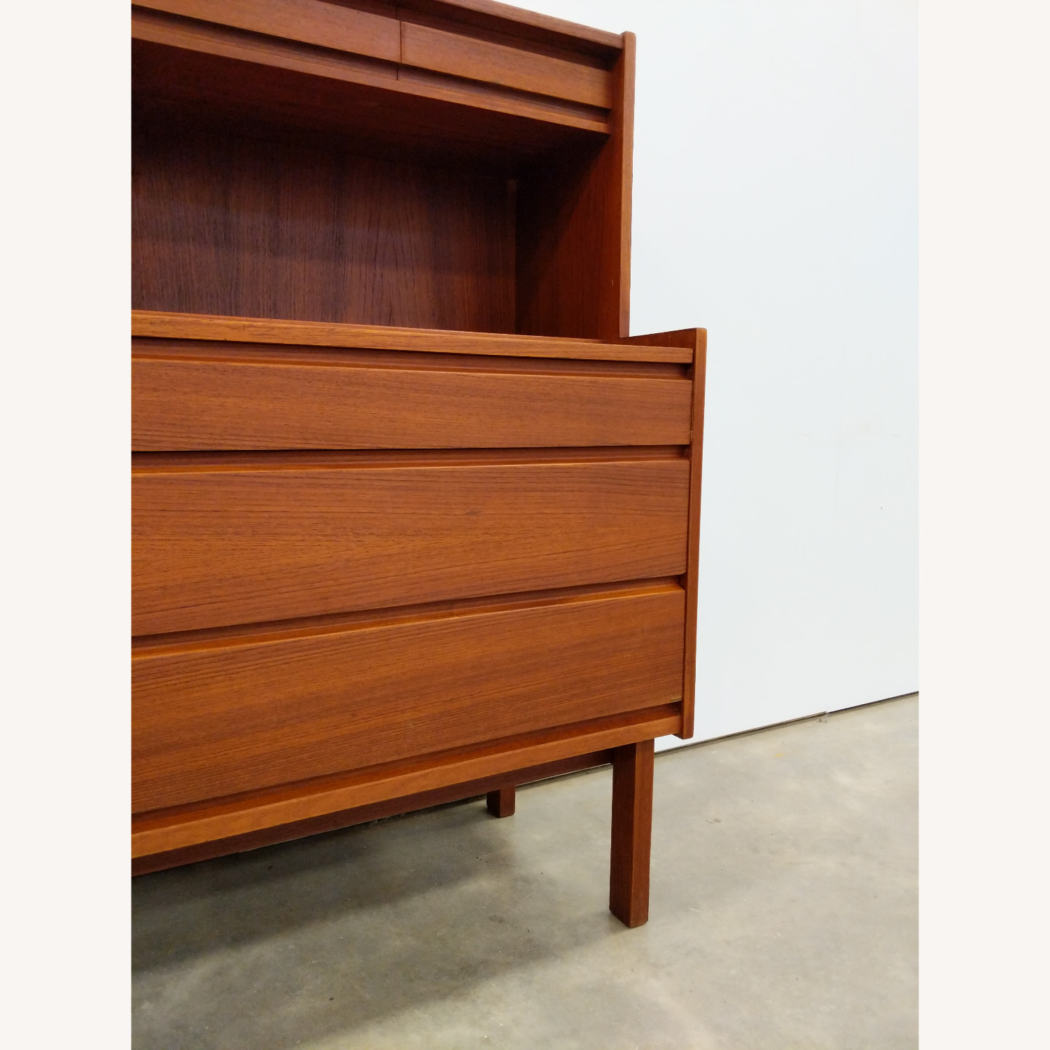 Vintage Danish Modern Teak Secretary Desk - image-8
