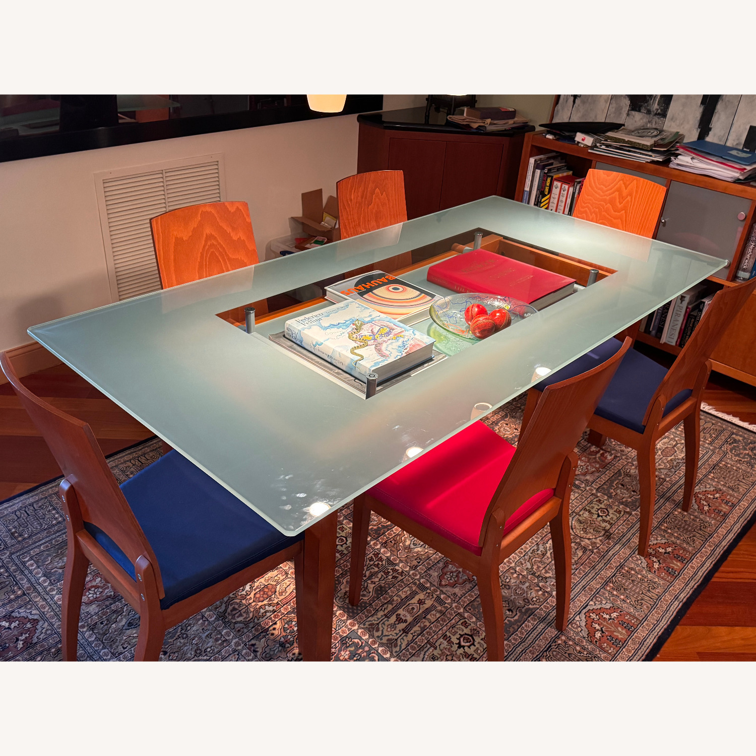 Contemporary Glass Dining Table and Chairs - image-3