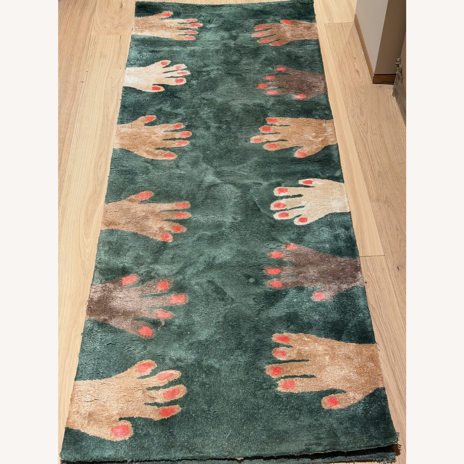 Cold Picnic Bamboo Runner Rug 2.3' x 6' - image-4