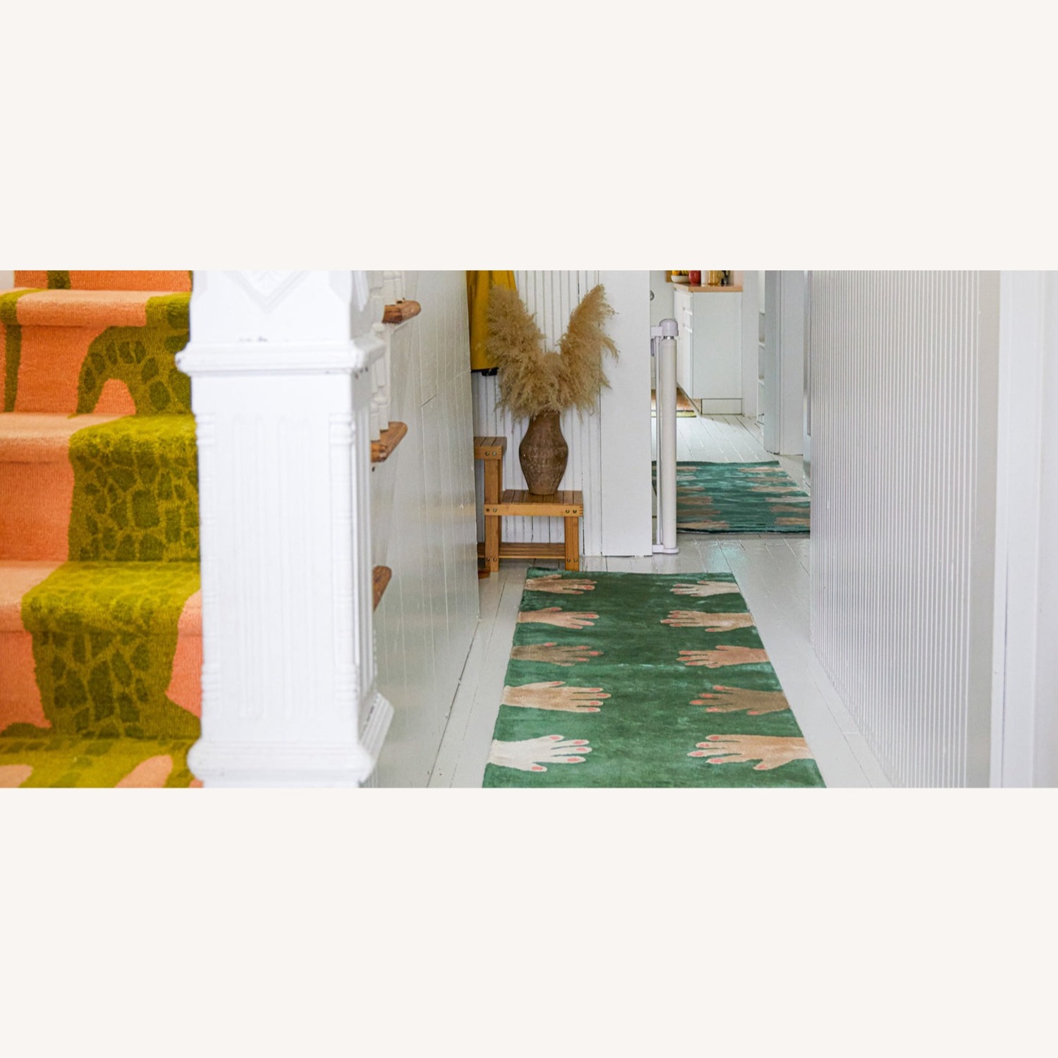 Cold Picnic Bamboo Runner Rug 2.3' x 6' - image-3