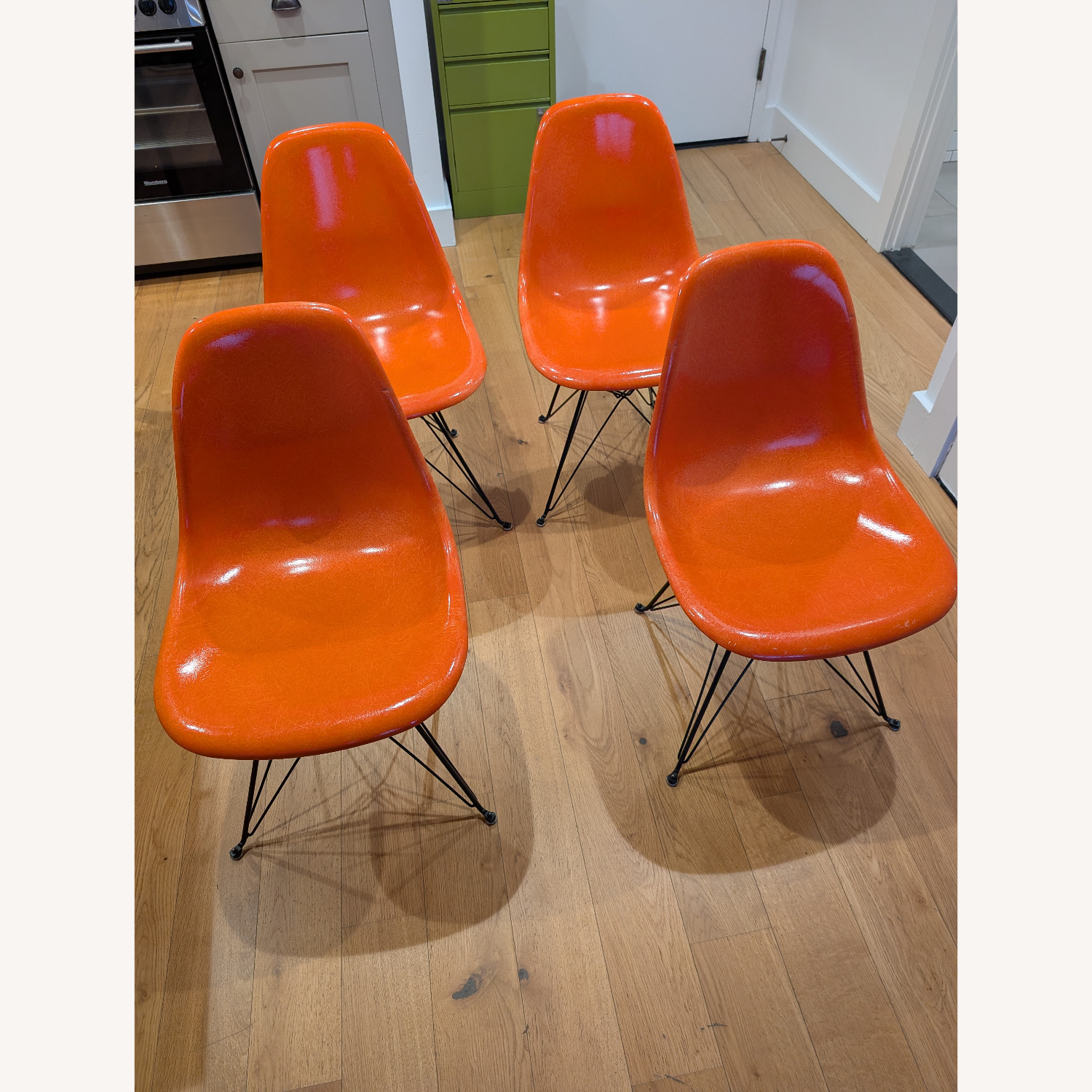 Set of 4 Modernica Case Study Fiberglass Chairs - image-1