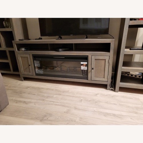Used TV Console With Electric Fireplace  for sale on AptDeco