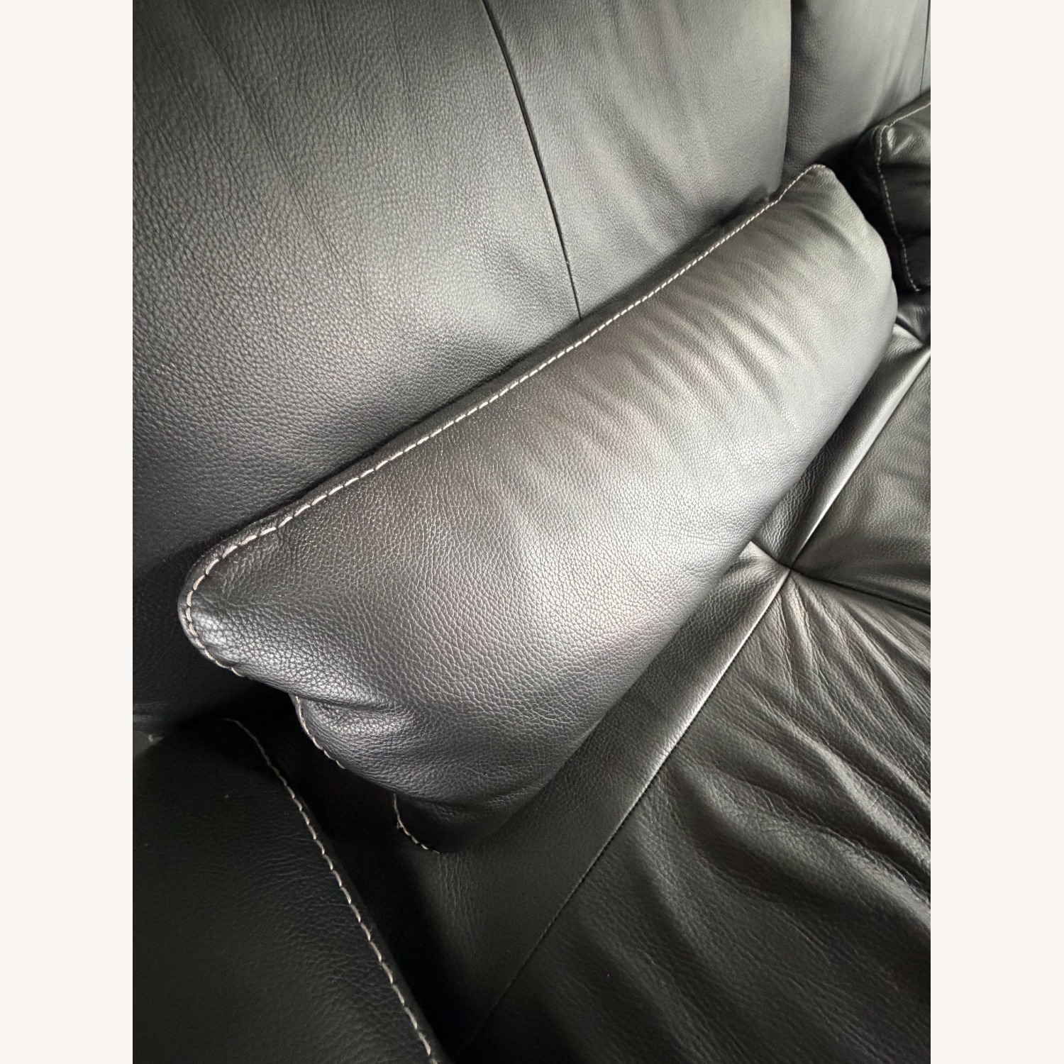 Roche Bobois Scenario Black Leather Set  - image-9