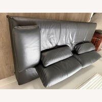 Roche Bobois Scenario Black Leather Set 