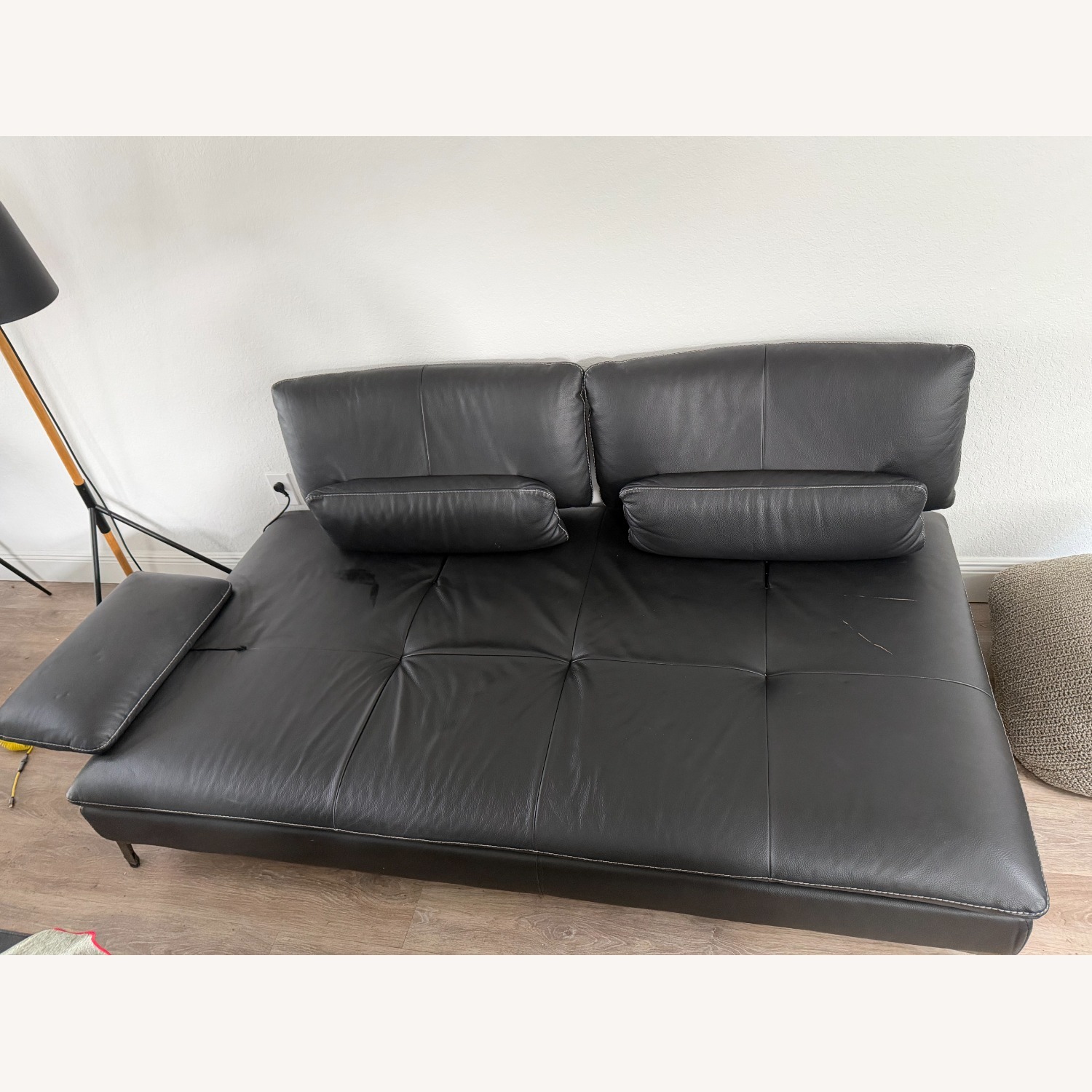 Roche Bobois Scenario Black Leather Set  - image-7