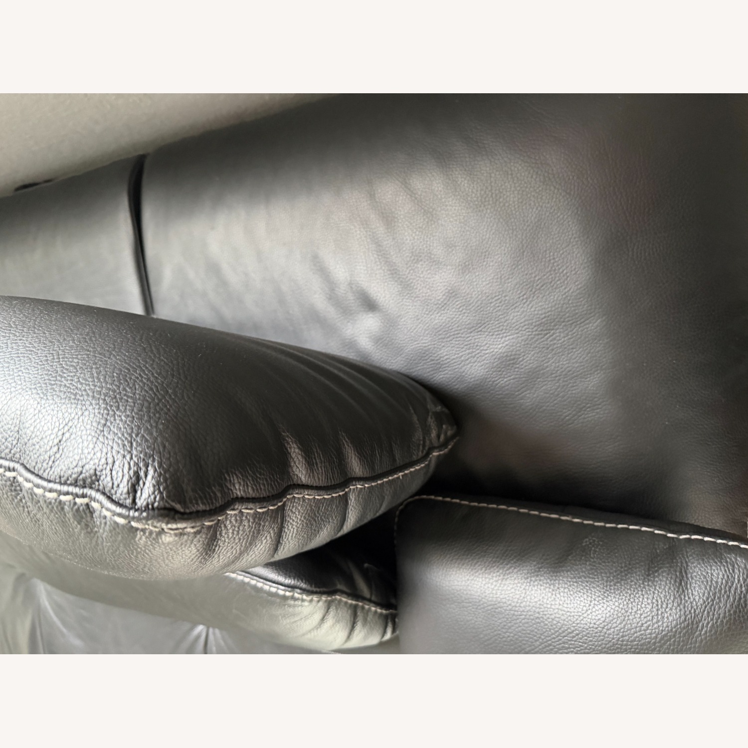 Roche Bobois Scenario Black Leather Set  - image-8