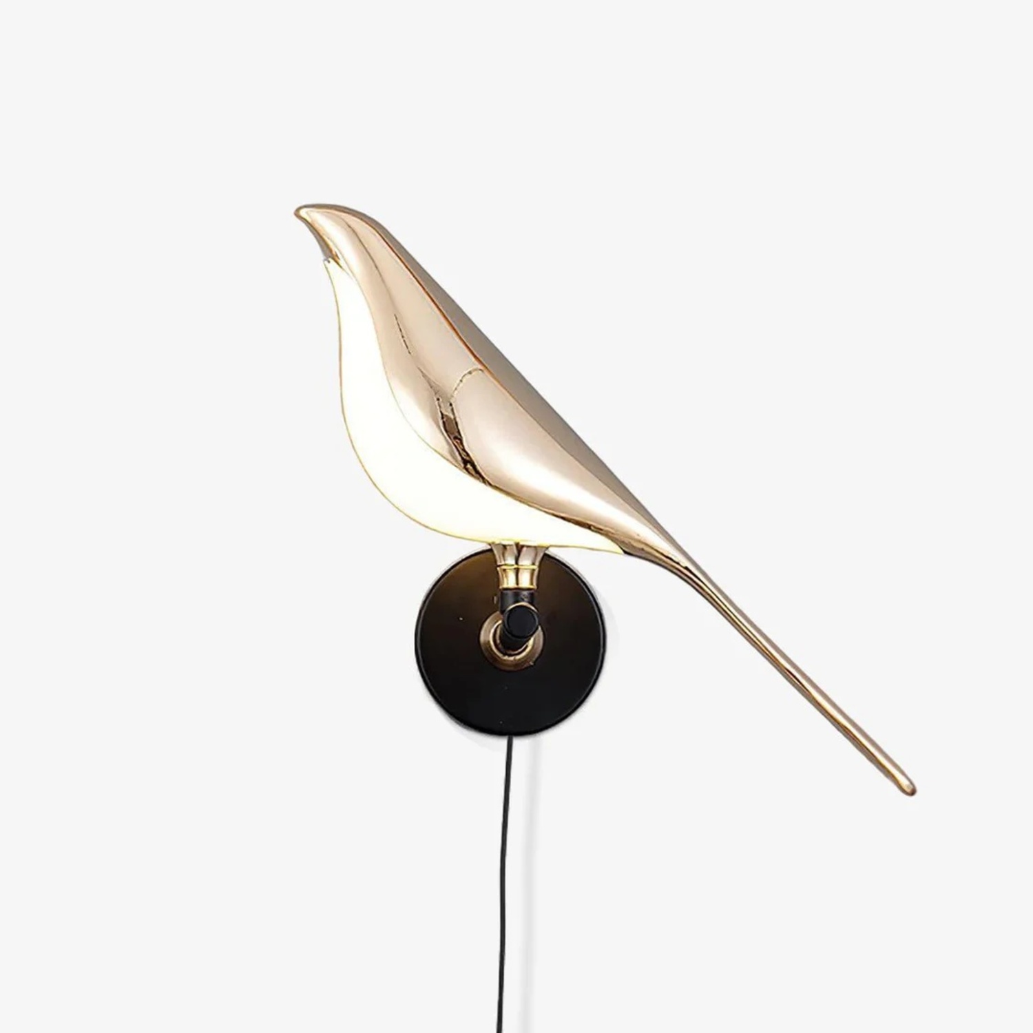 2 Bird Wall Lamps (Gold & Black)  - image-4
