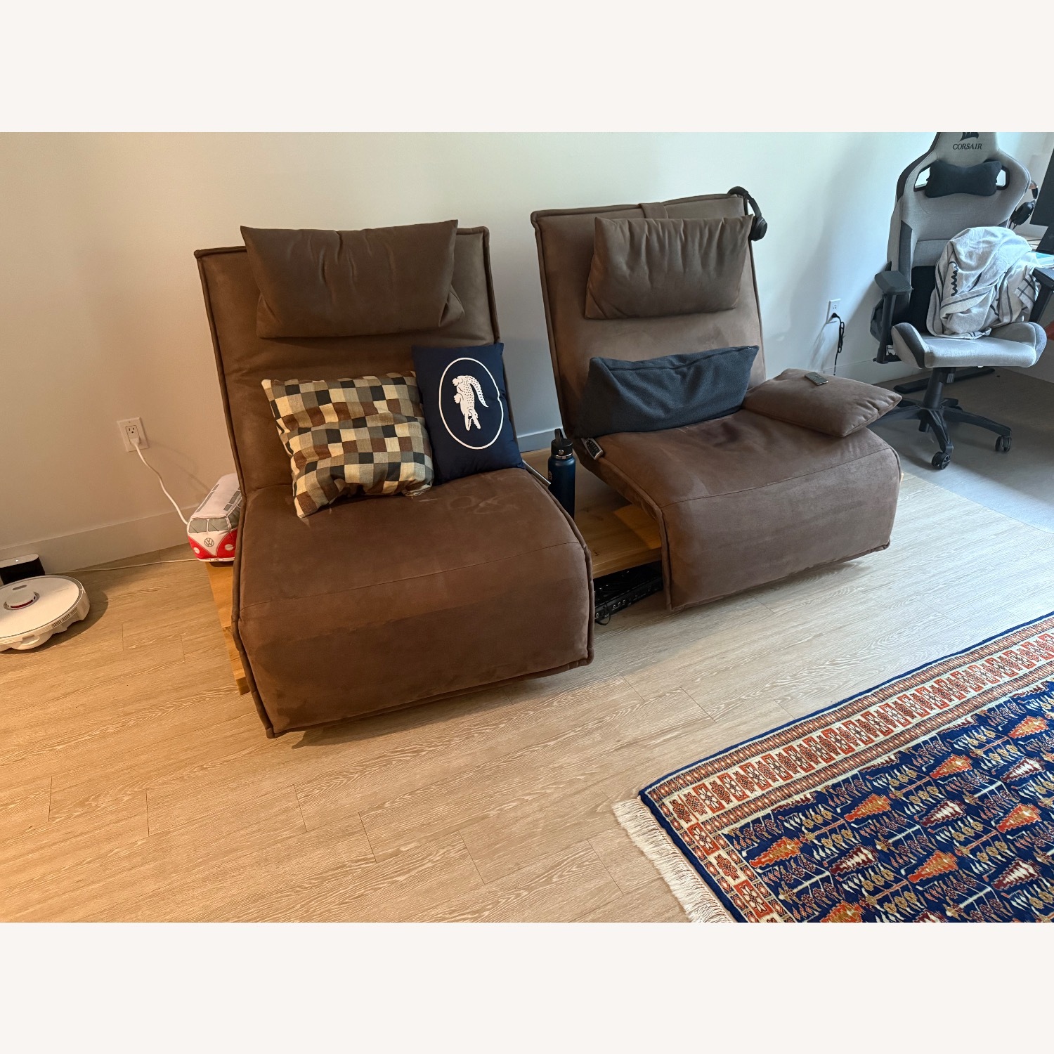 Koinor Faux Leather 2 Seater Sofa Free motion EPOS - image-2