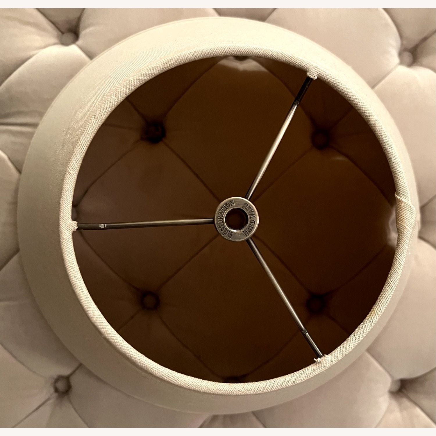 Restoration Hardware Transparent Glass Table Lamp - image-4