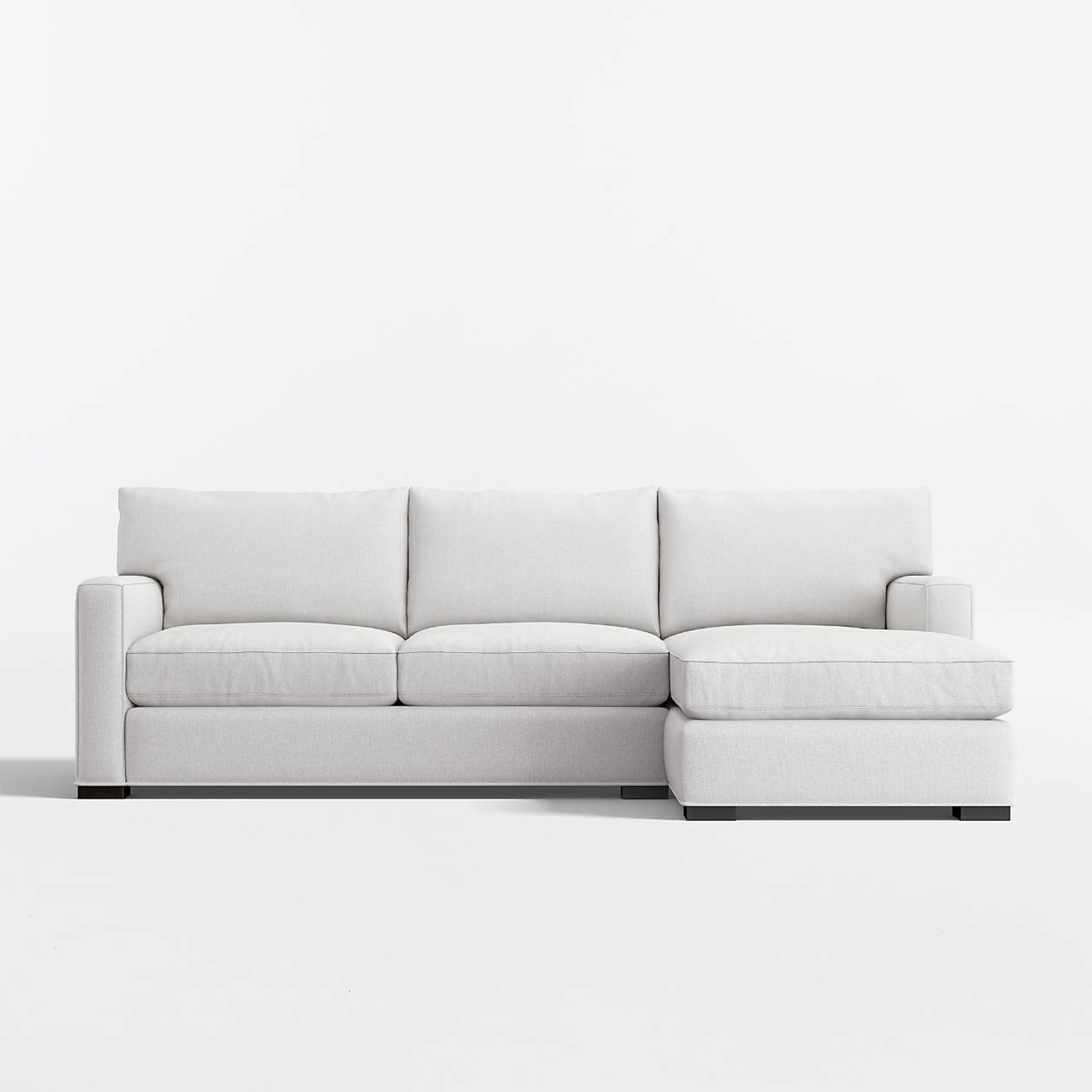 Crate & Barrel Axis Natural Fabric 2 Piece Sectional - image-5