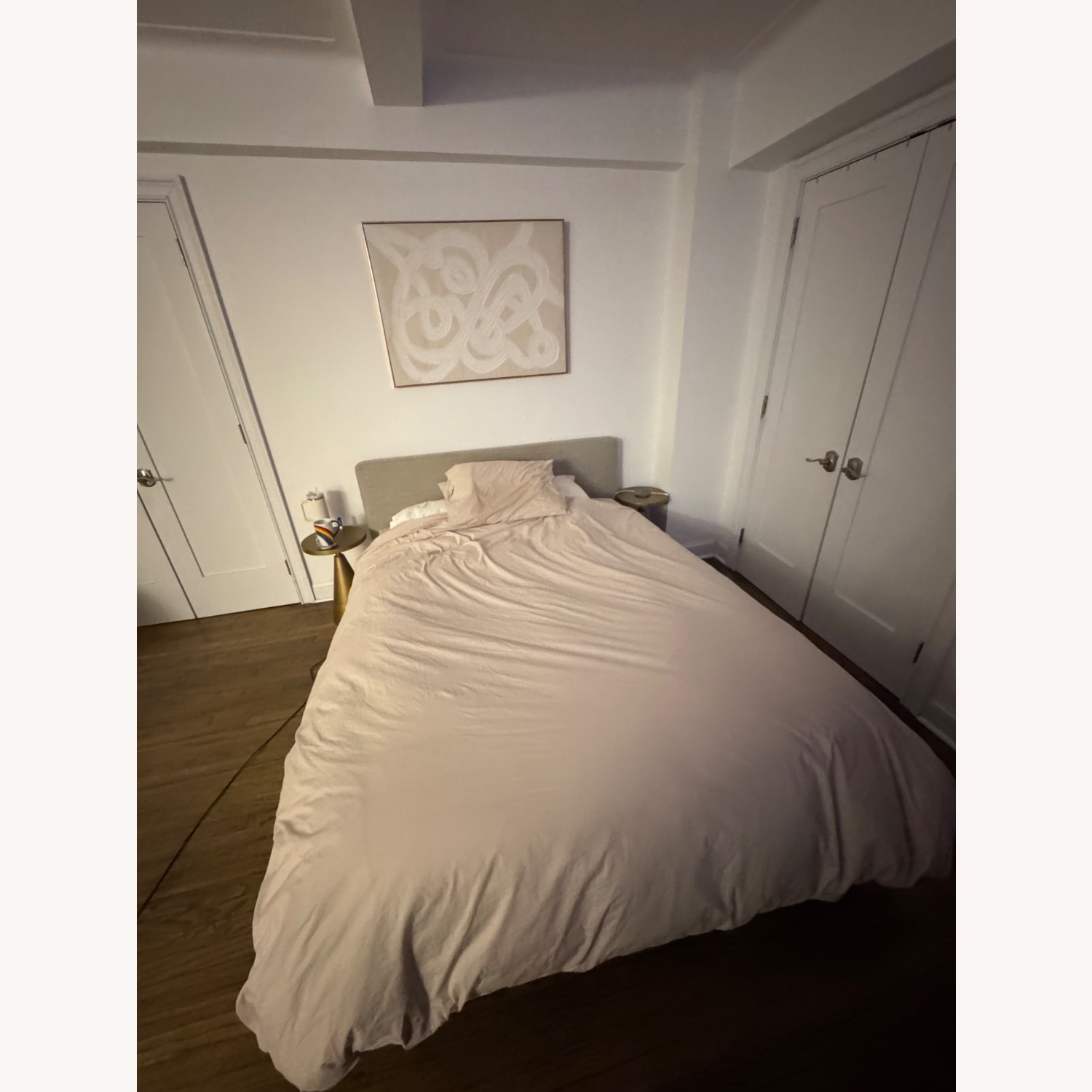 Article Tessu Natural Fabric Queen Bed - image-1