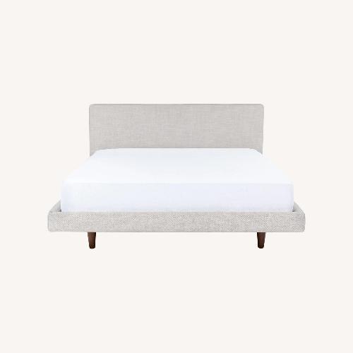 Used Article Tessu Natural Fabric Queen Bed for sale on AptDeco