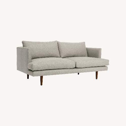 Used Article Burrard Light Gray Fabric 2 Seater Sofa for sale on AptDeco