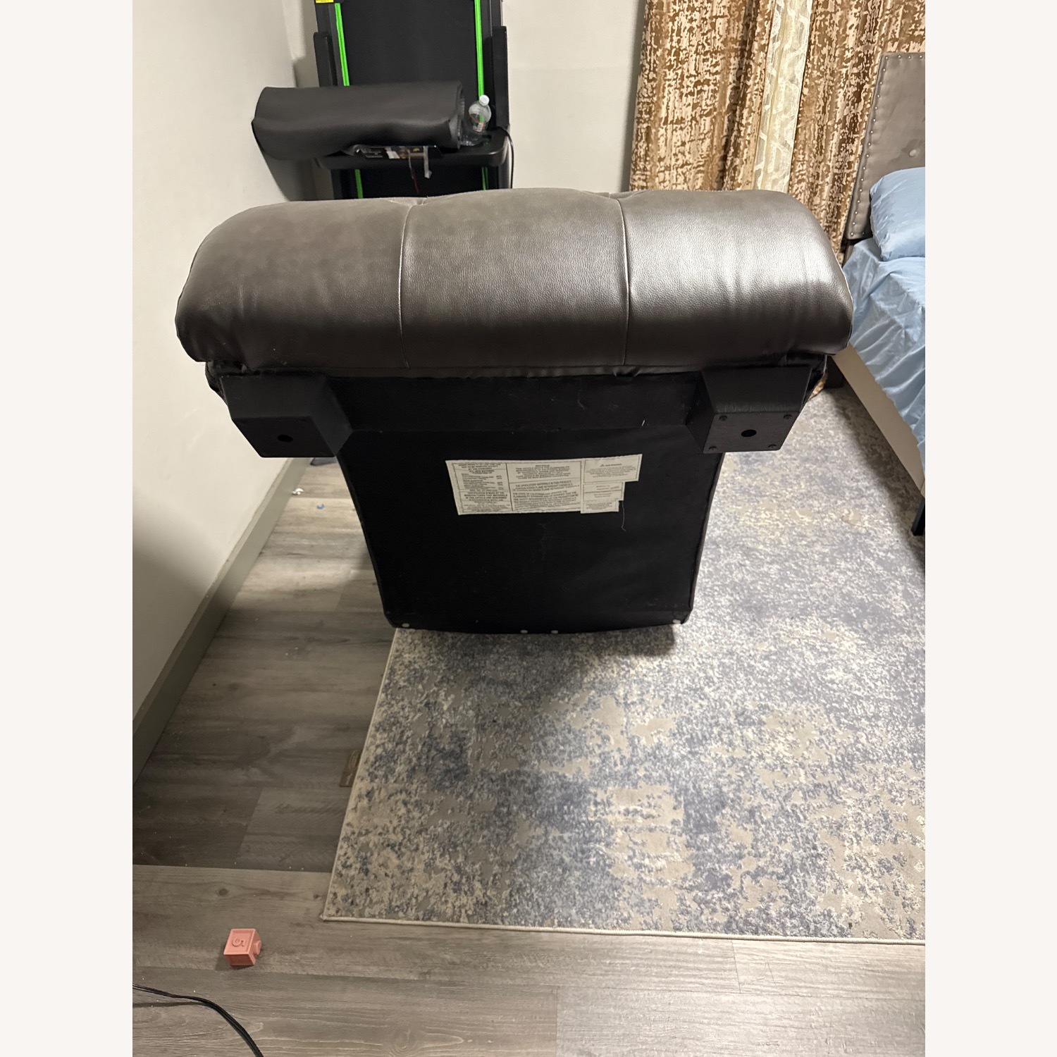 Bob's Discount Furniture Dark Brown Chaise Lounge - image-6