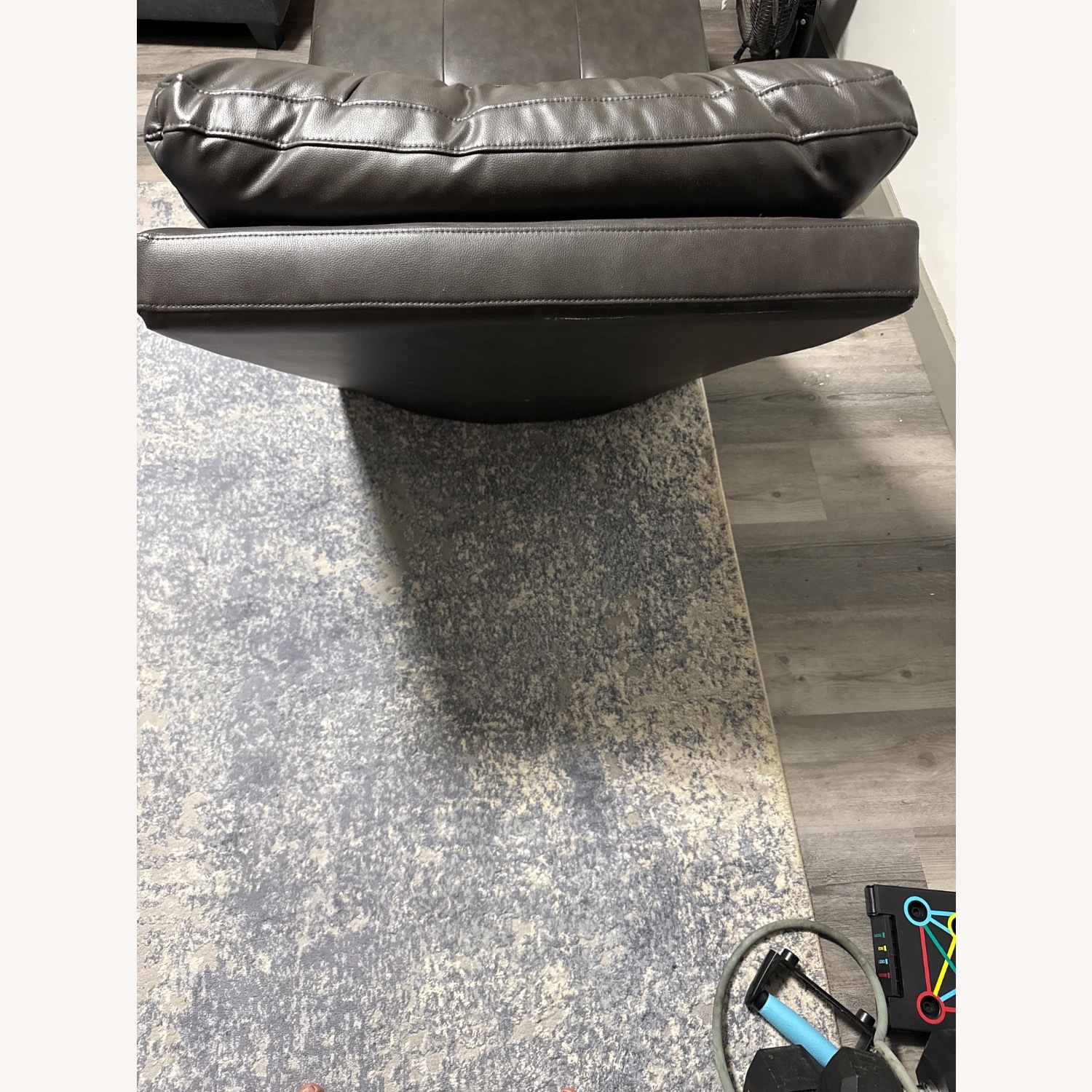 Bob's Discount Furniture Dark Brown Chaise Lounge - image-5