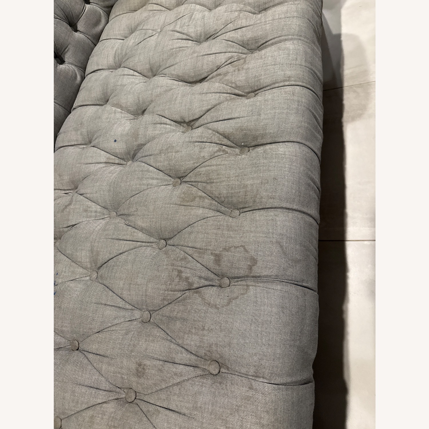 Restoration Hardware Light Gray 3+ Seater Sofa - image-2