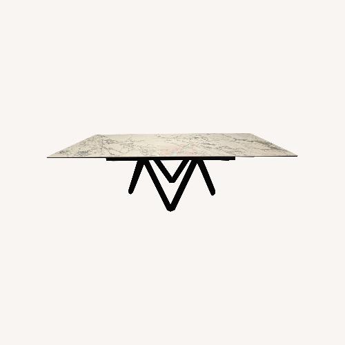Used Calligaris Cartesio Marble Ext Dining Table for sale on AptDeco