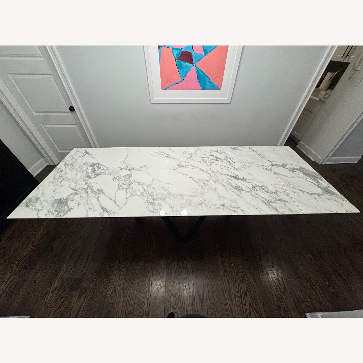 Calligaris Cartesio Marble Ext Dining Table - image-7