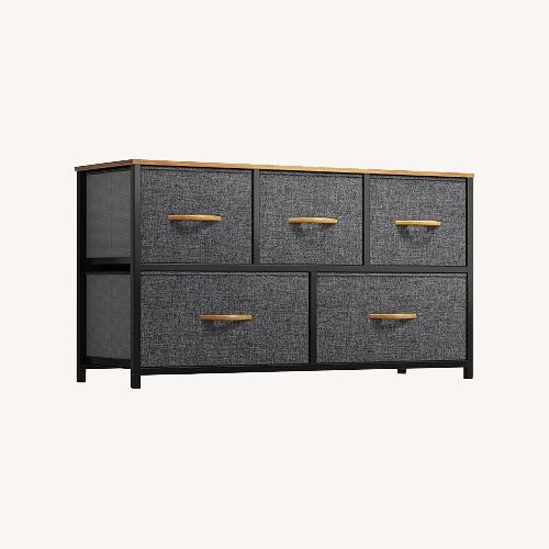 Used Amazon YITAHOME Dark Gray Fabric Dresser for sale on AptDeco