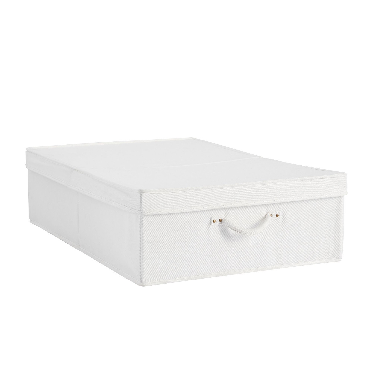 Pottery Barn Teen White Denim Underbed Storage Bin - image-3
