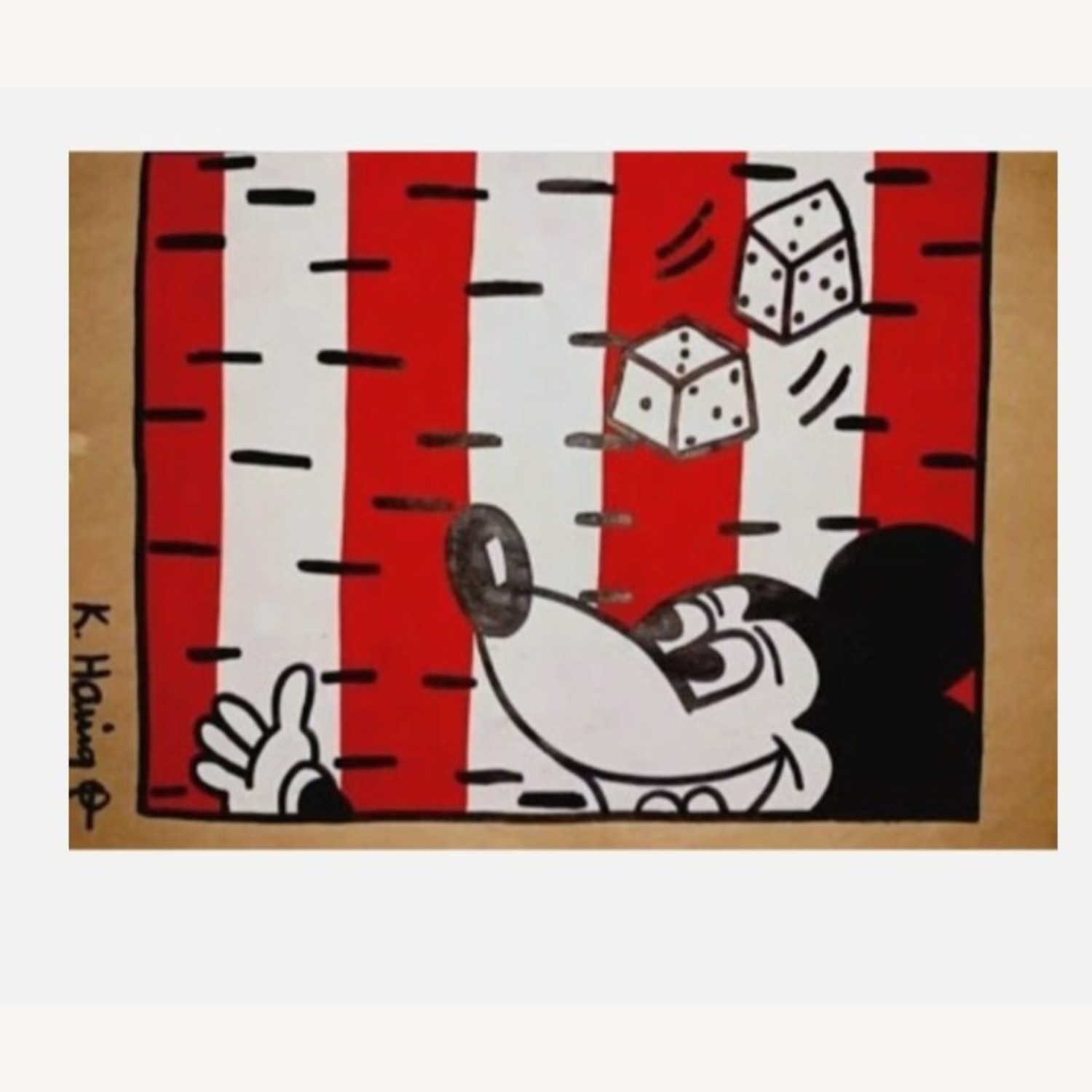 Mickey Walt Disney With Dice - image-1