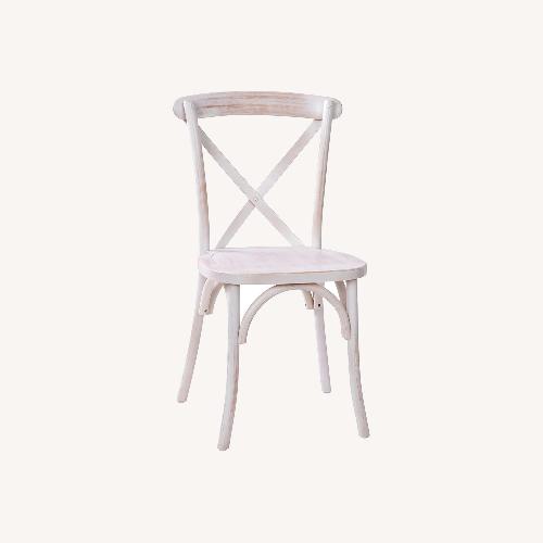 Used White Wood Dining Chairs for sale on AptDeco