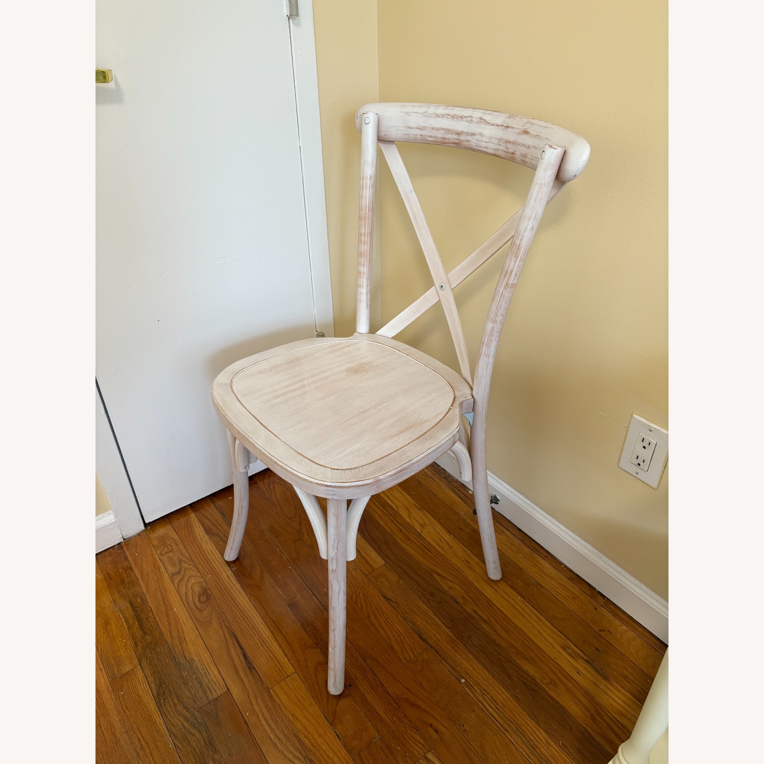 White Wood Dining Chairs - image-2