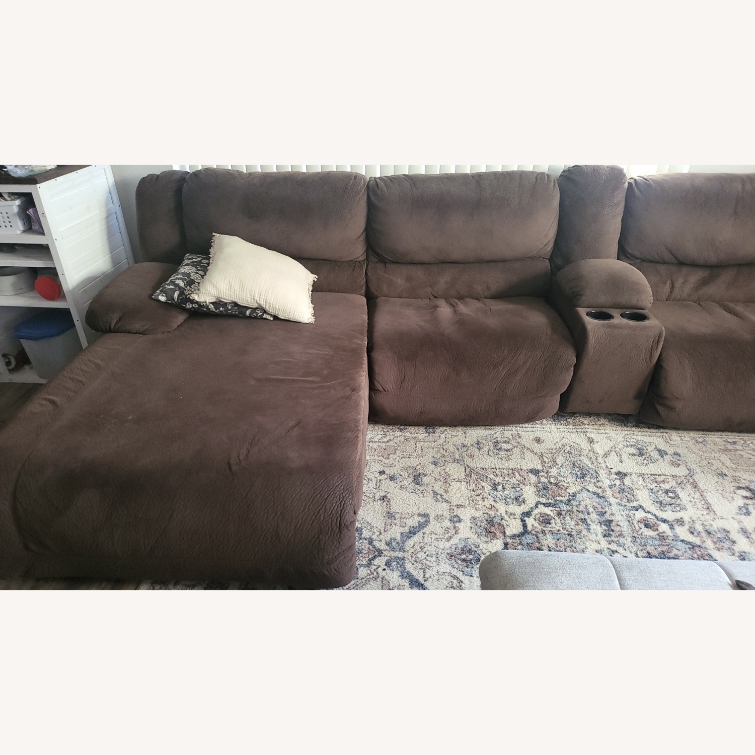 Dark Brown 3+ Piece Sectional - image-4