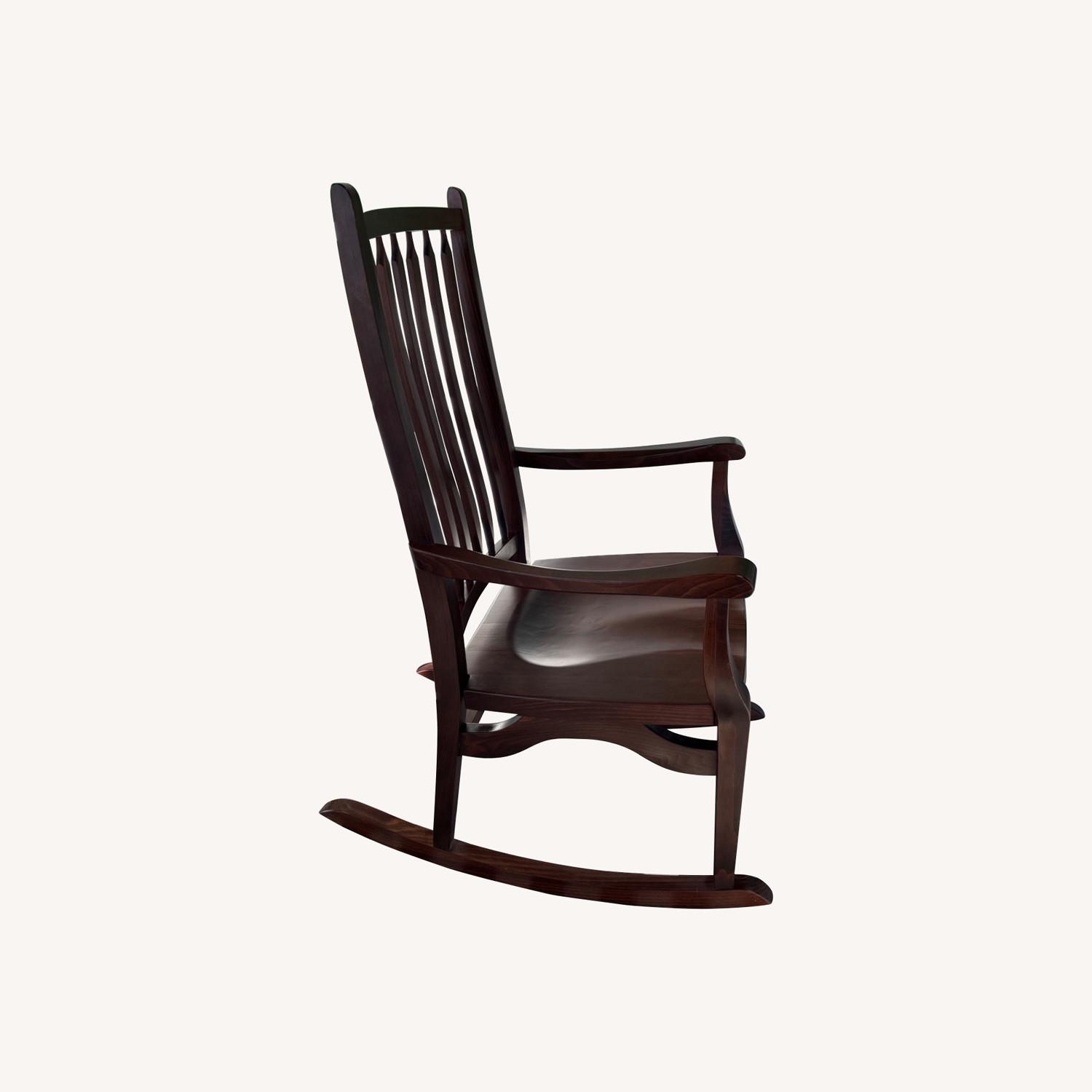 KLI Logatec Solid Wood Mission Style Rocking Chair - image-0