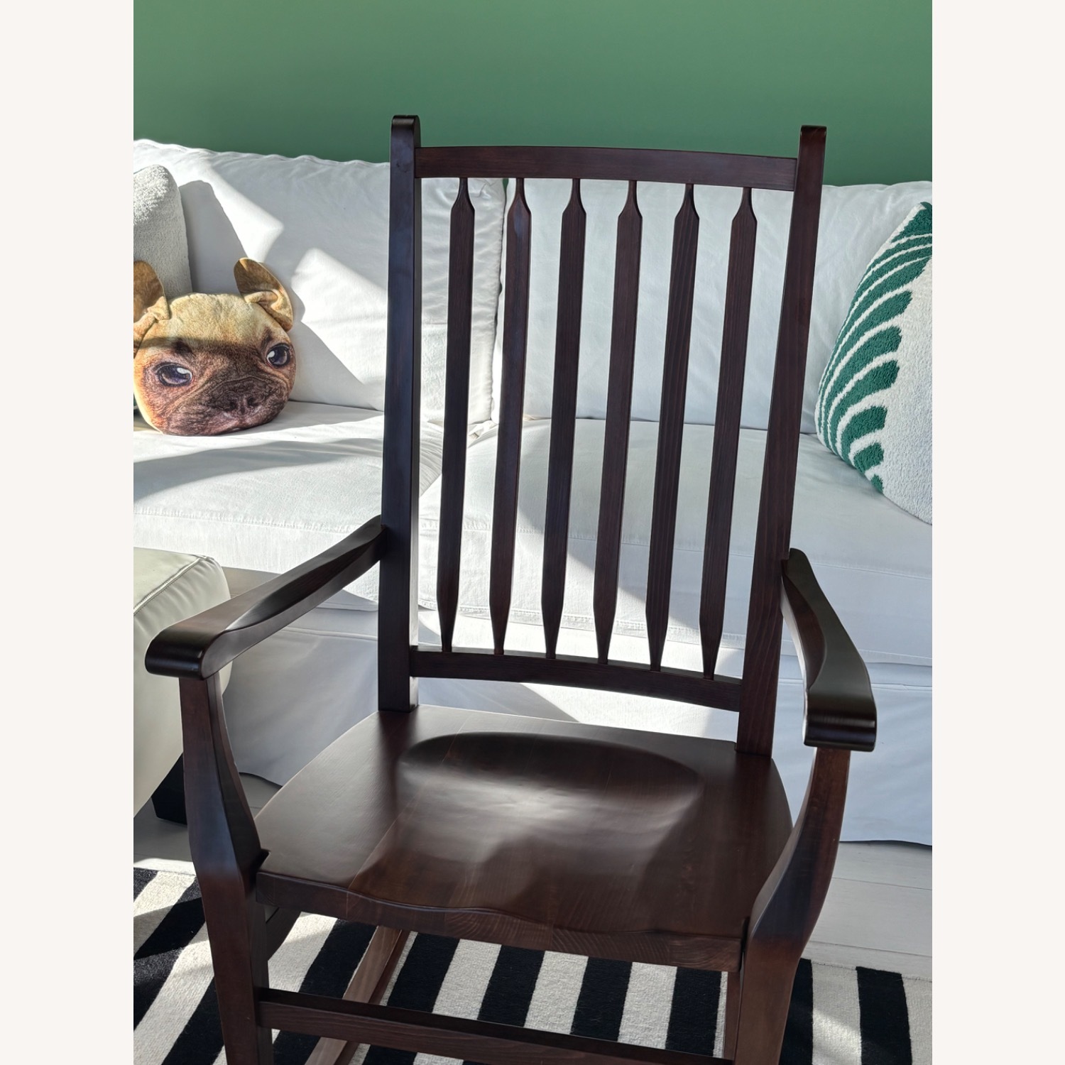 KLI Logatec Solid Wood Mission Style Rocking Chair - image-1