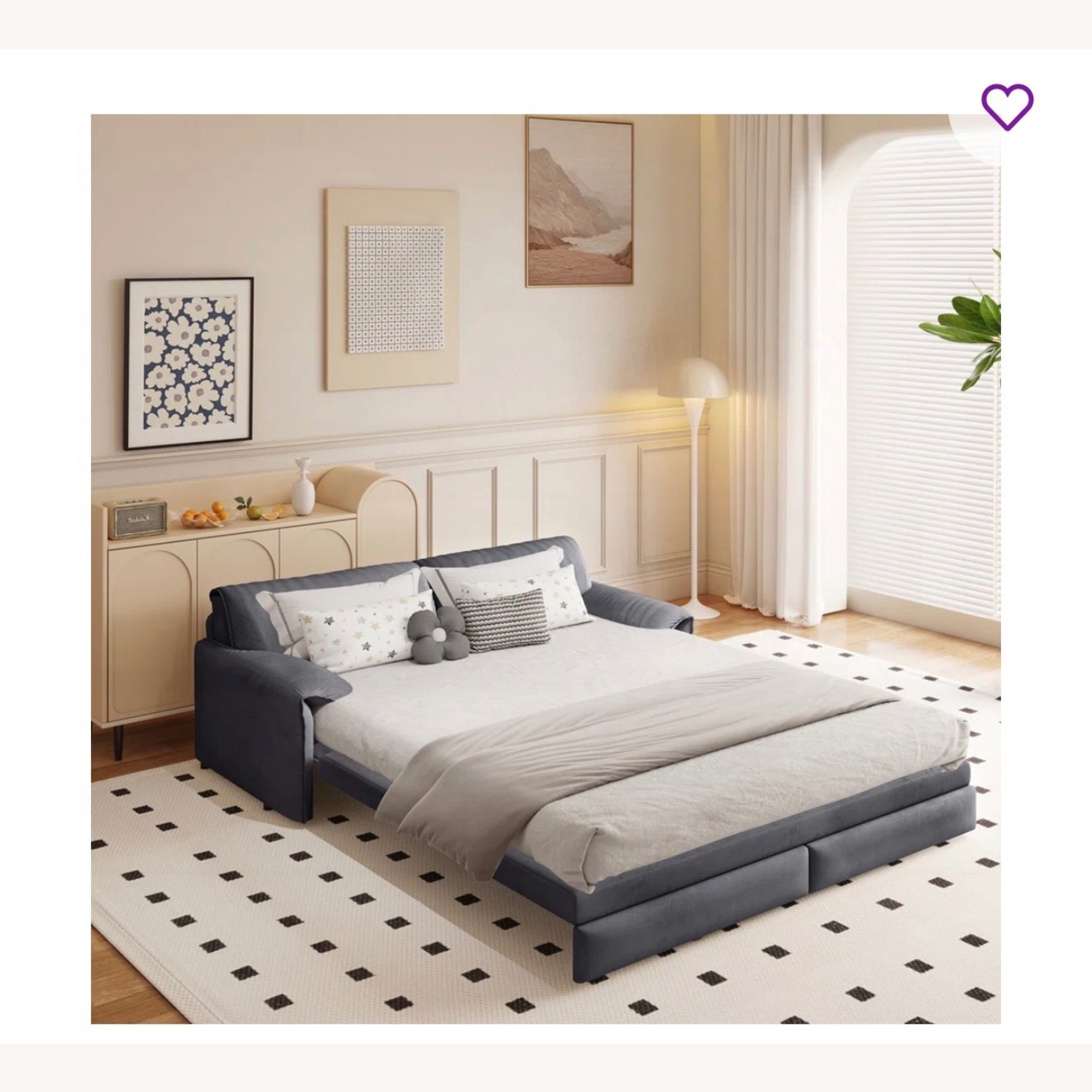 Wayfair Light Gray Sleeper Sofa - image-3