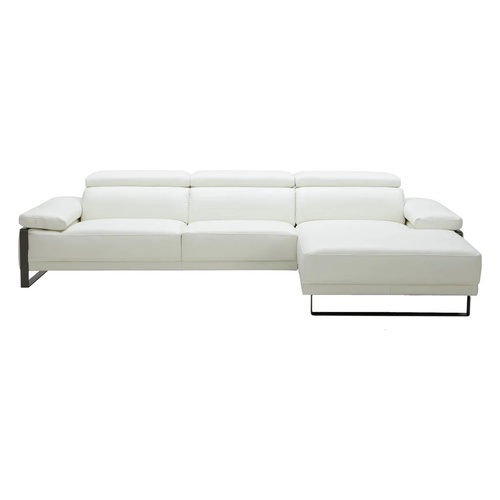 Used AllModern Leather 2 Piece Sectional for sale on AptDeco