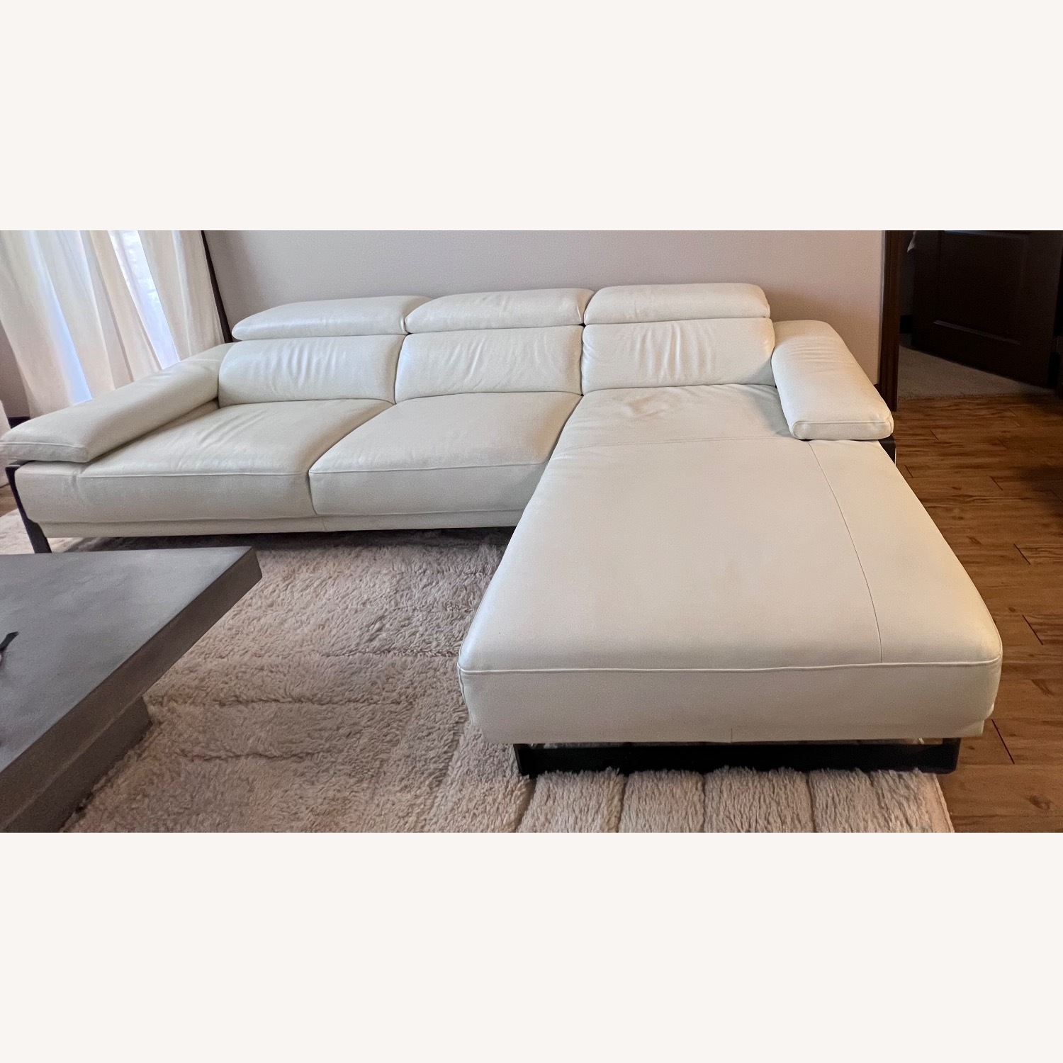 AllModern Leather 2 Piece Sectional - image-2