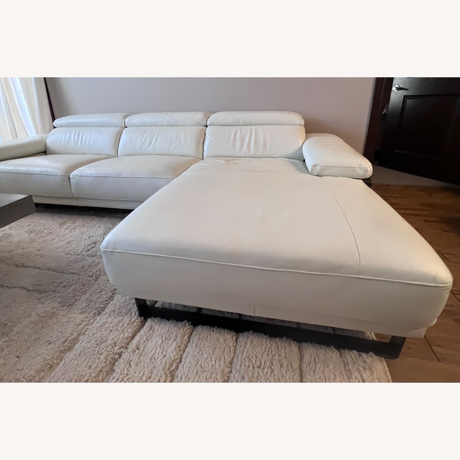 AllModern Leather 2 Piece Sectional - image-4