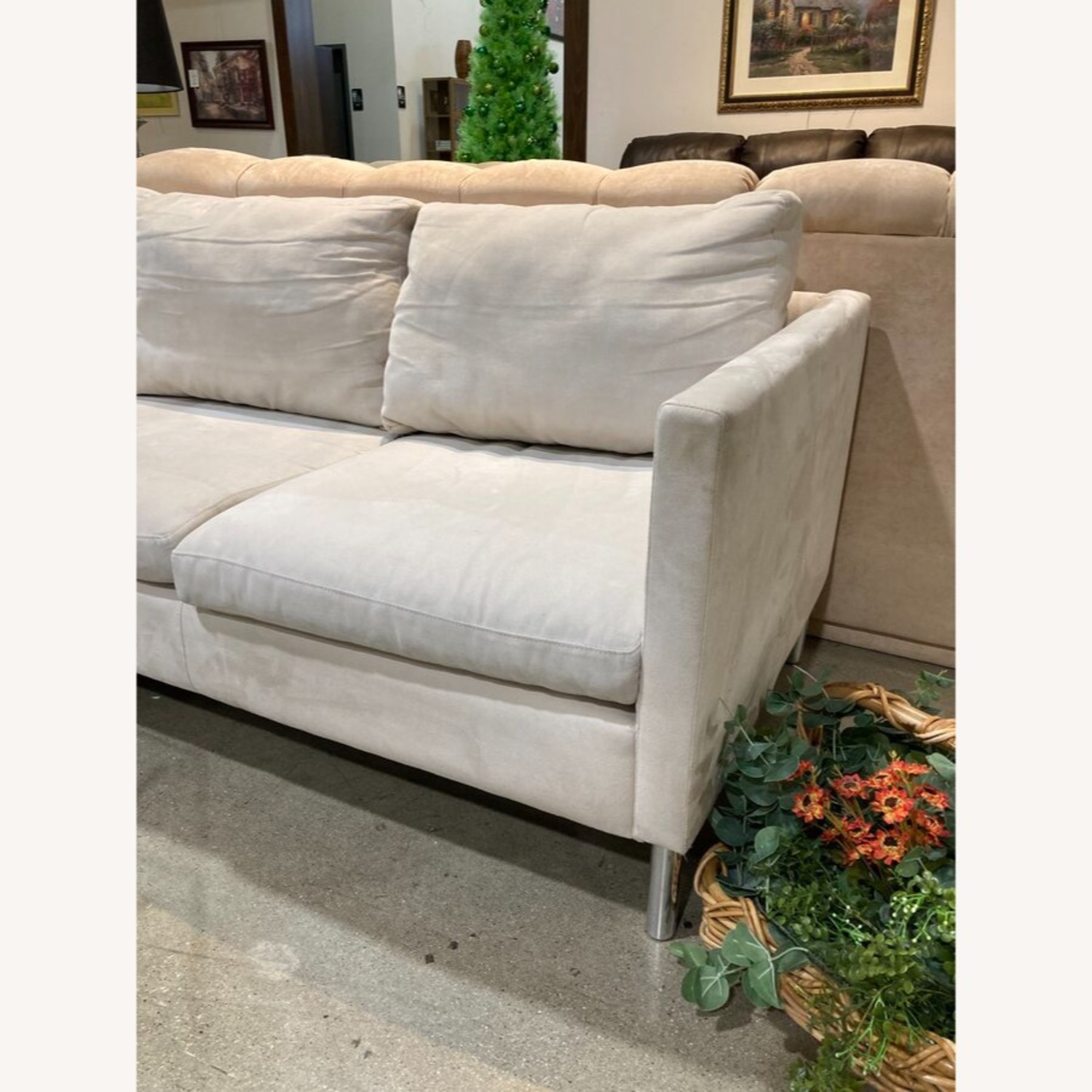 Track Arm 3-Seat Sofa Ivory - image-5