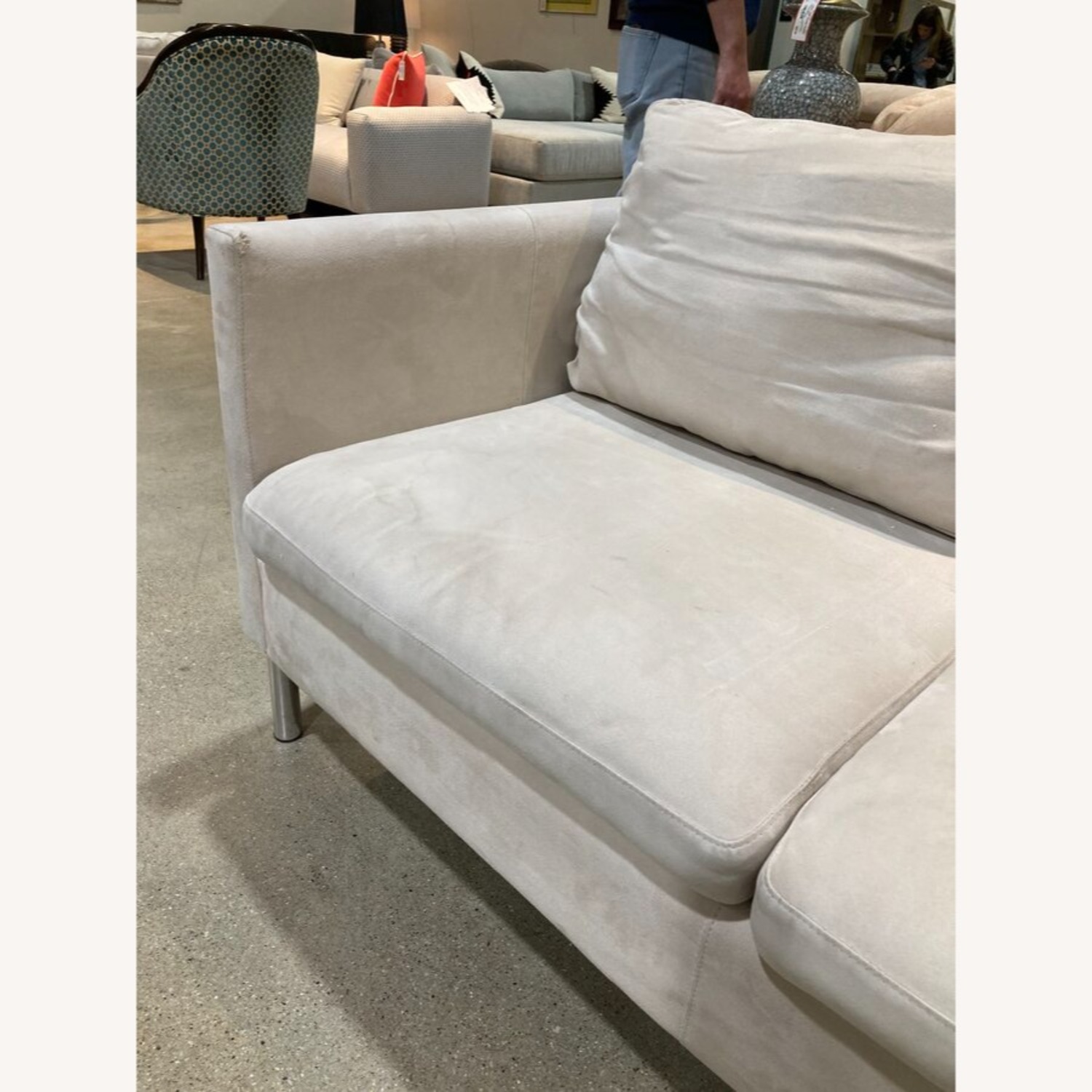 Track Arm 3-Seat Sofa Ivory - image-4