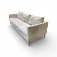 Track Arm 3-Seat Sofa Ivory