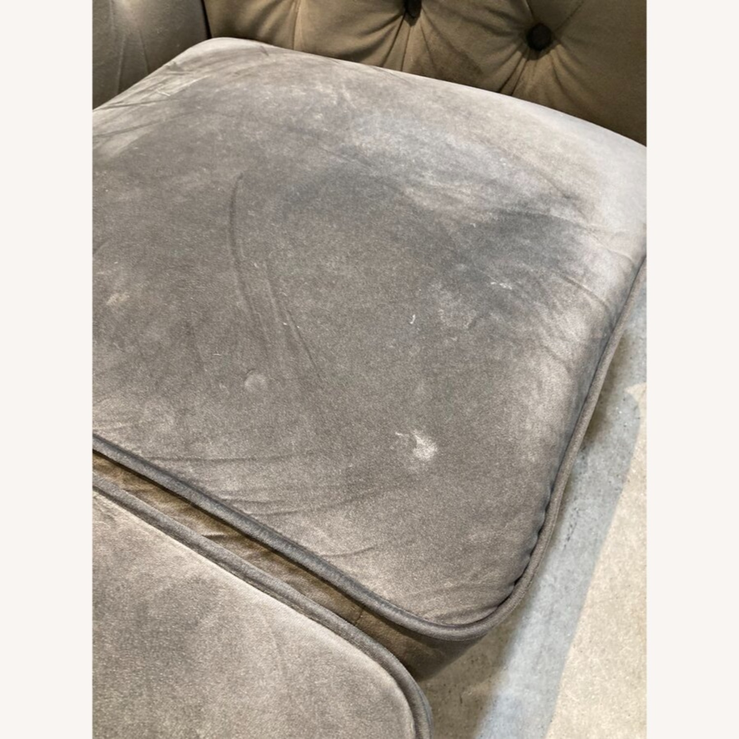 Abbyson Grand Chesterfield Velvet Sofa - image-10