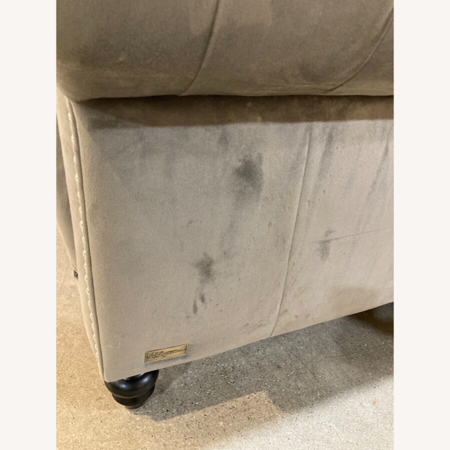 Abbyson Grand Chesterfield Velvet Sofa - image-12