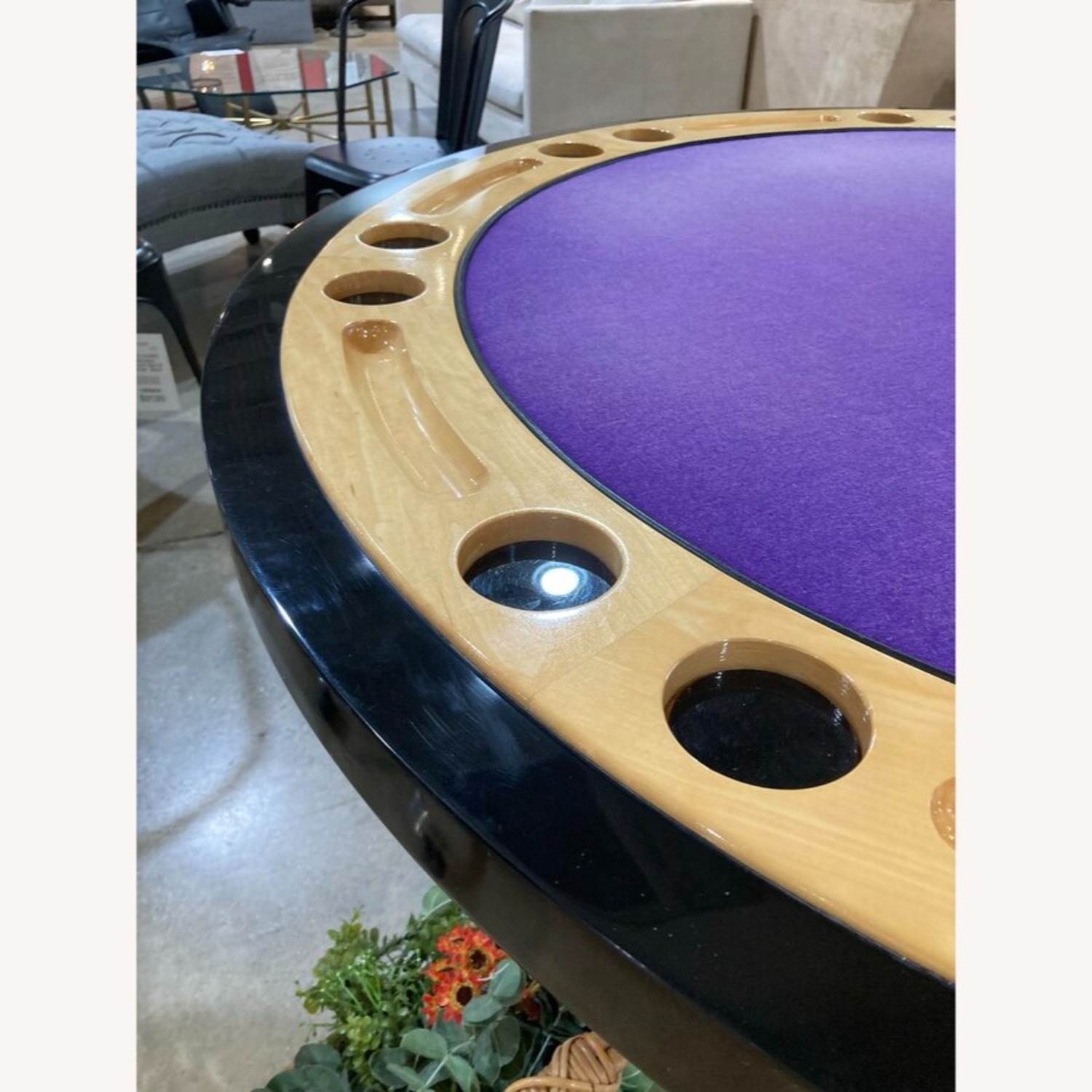 Custom Maple Poker Table Furniture - image-4