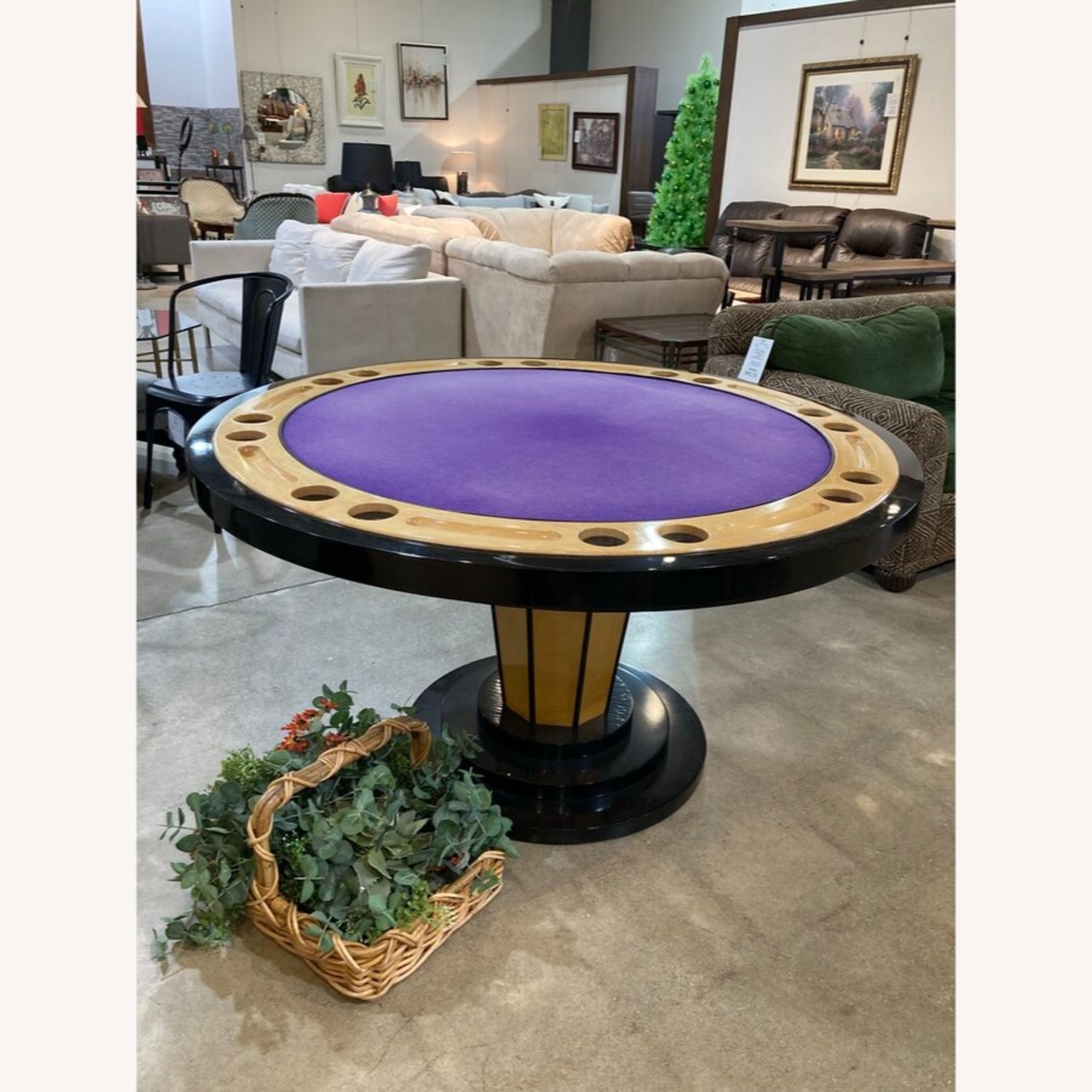 Custom Maple Poker Table Furniture - image-3