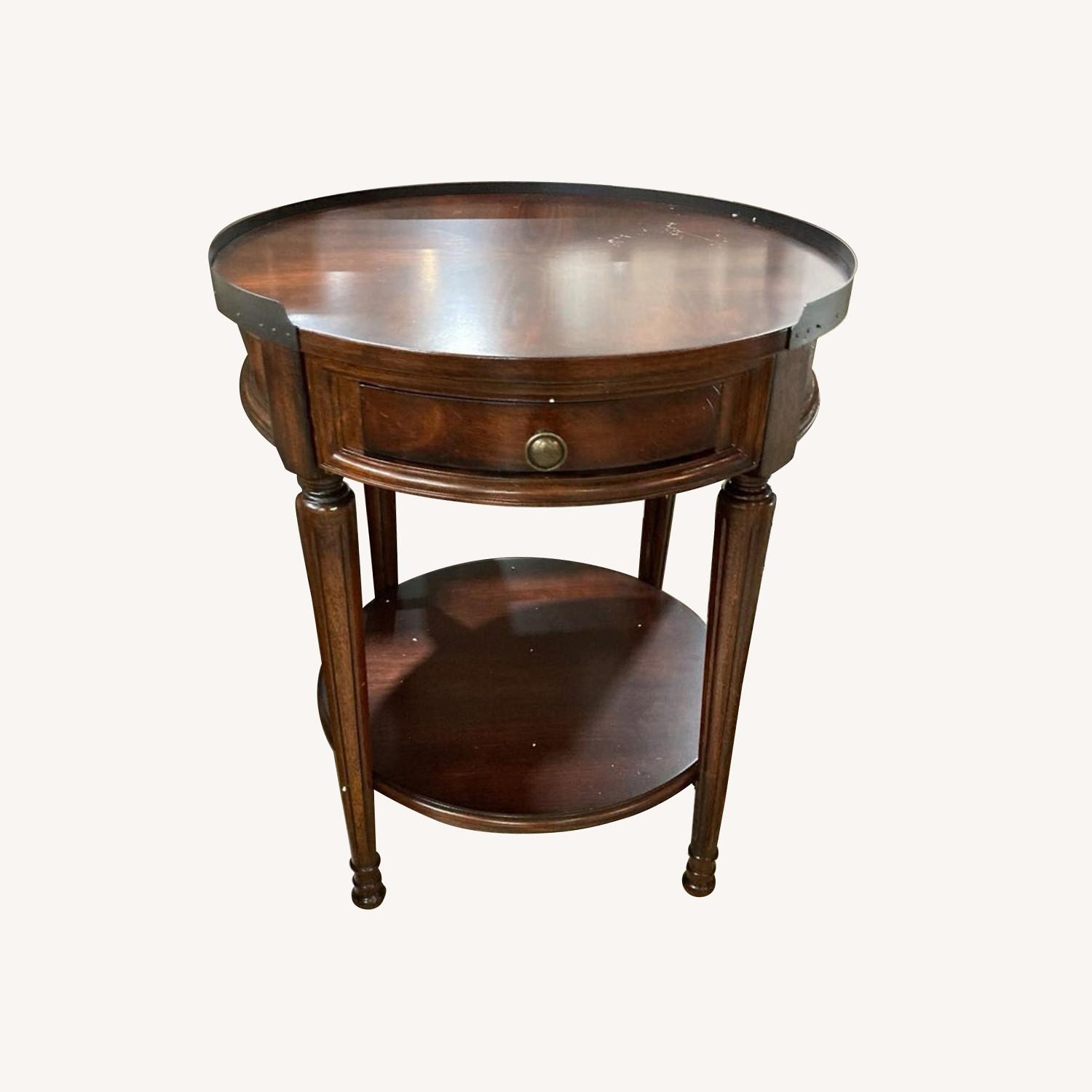 Sampson 1-Drawer Side Table Plantation Cherry - image-0