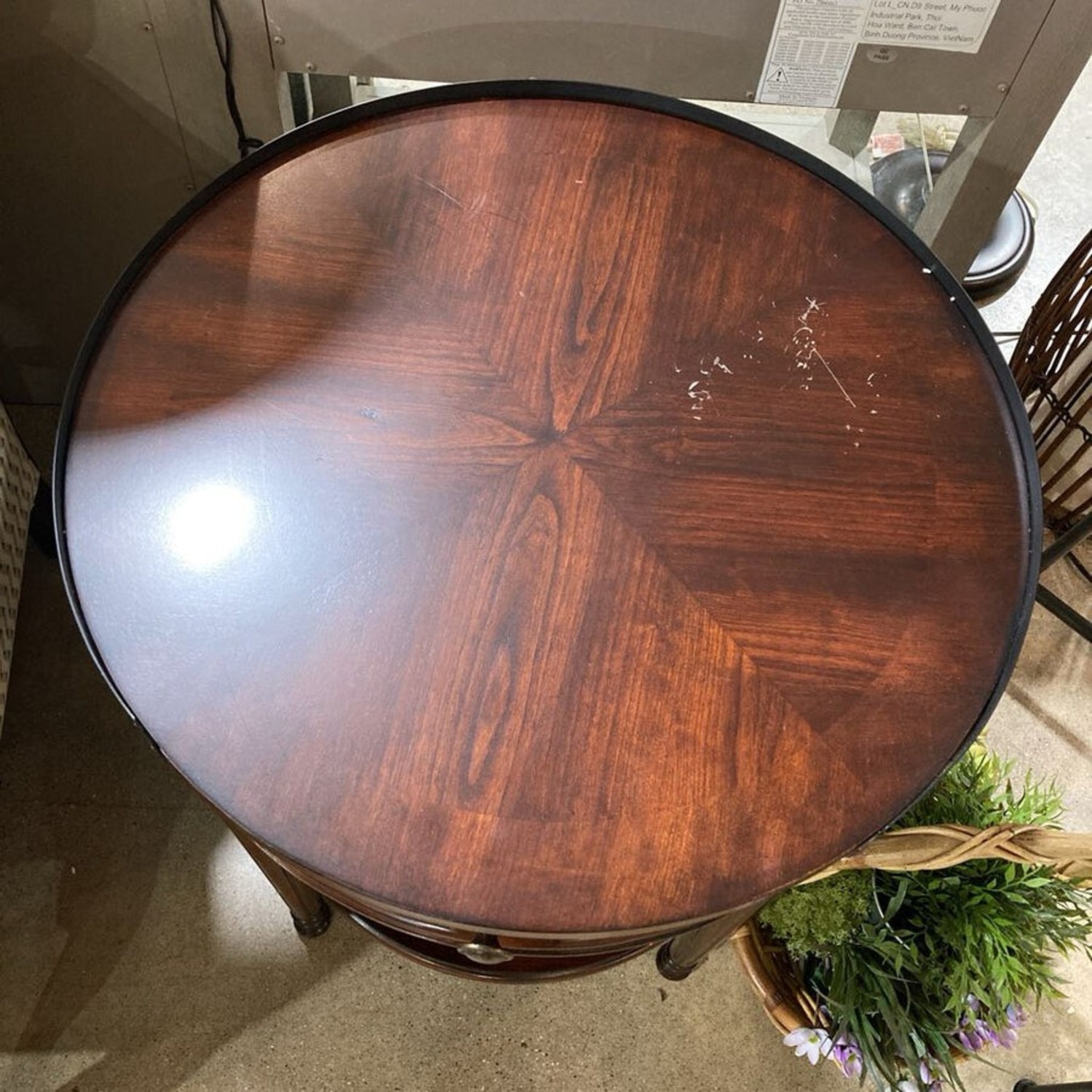 Sampson 1-Drawer Side Table Plantation Cherry - image-3