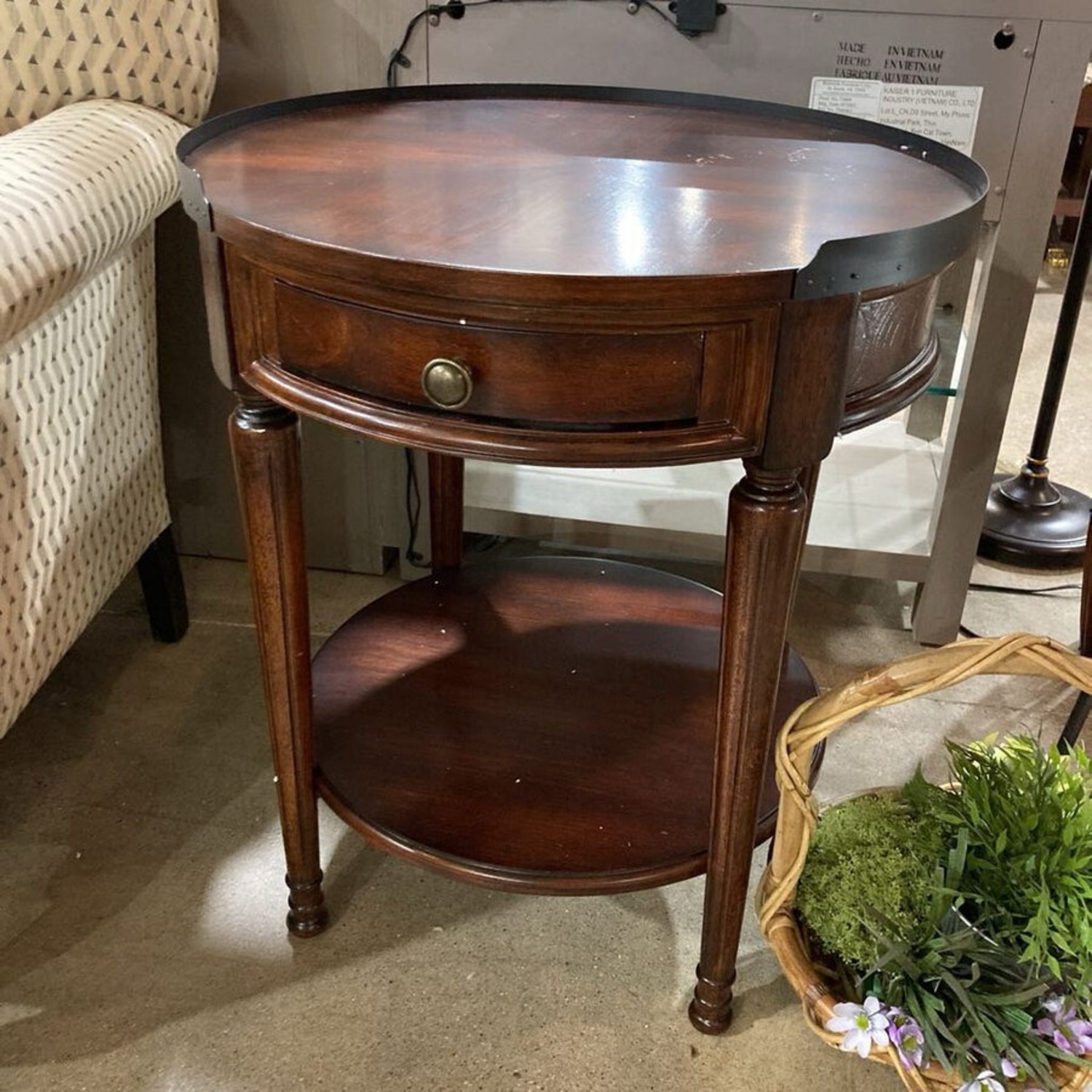 Sampson 1-Drawer Side Table Plantation Cherry - image-12