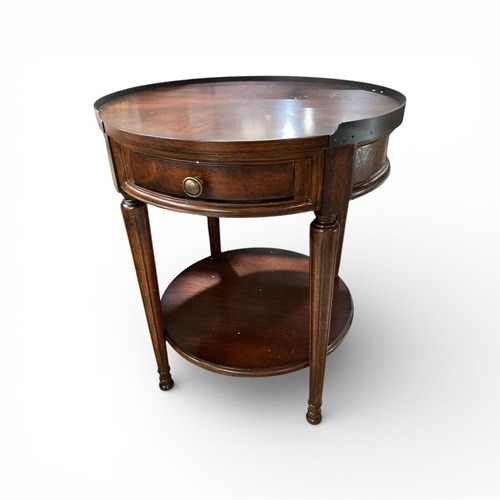 Used Sampson 1-Drawer Side Table Plantation Cherry for sale on AptDeco