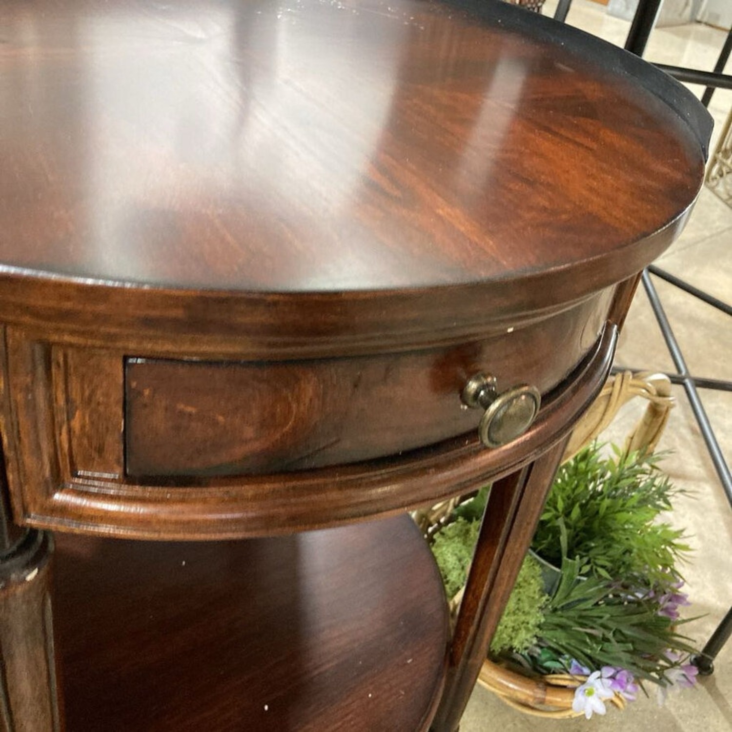 Sampson 1-Drawer Side Table Plantation Cherry - image-4