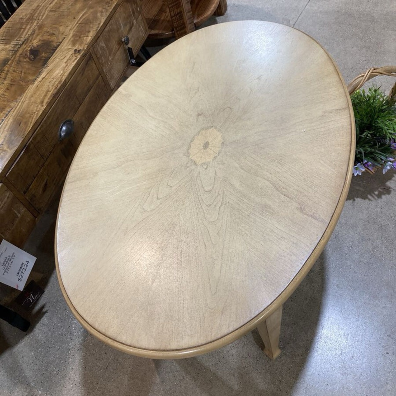 Clayton Oval Coffee Table Light Ash - image-4