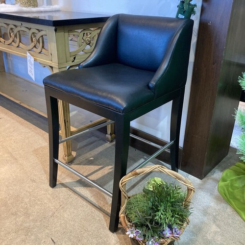 Used Metro Faux Leather Counter Height Bar for sale on AptDeco