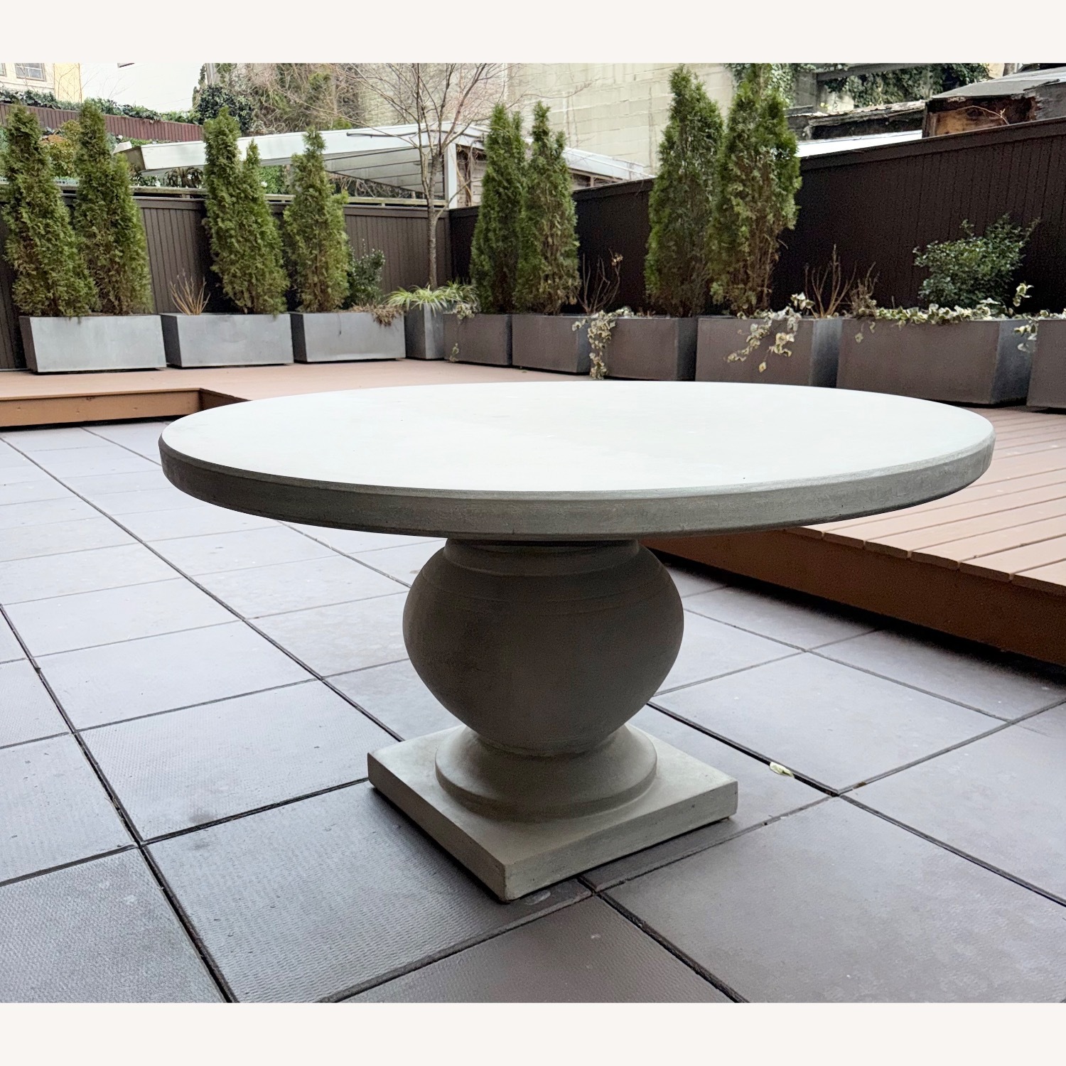 Serena & Lily Round Terrace Stone Dining Table - image-4